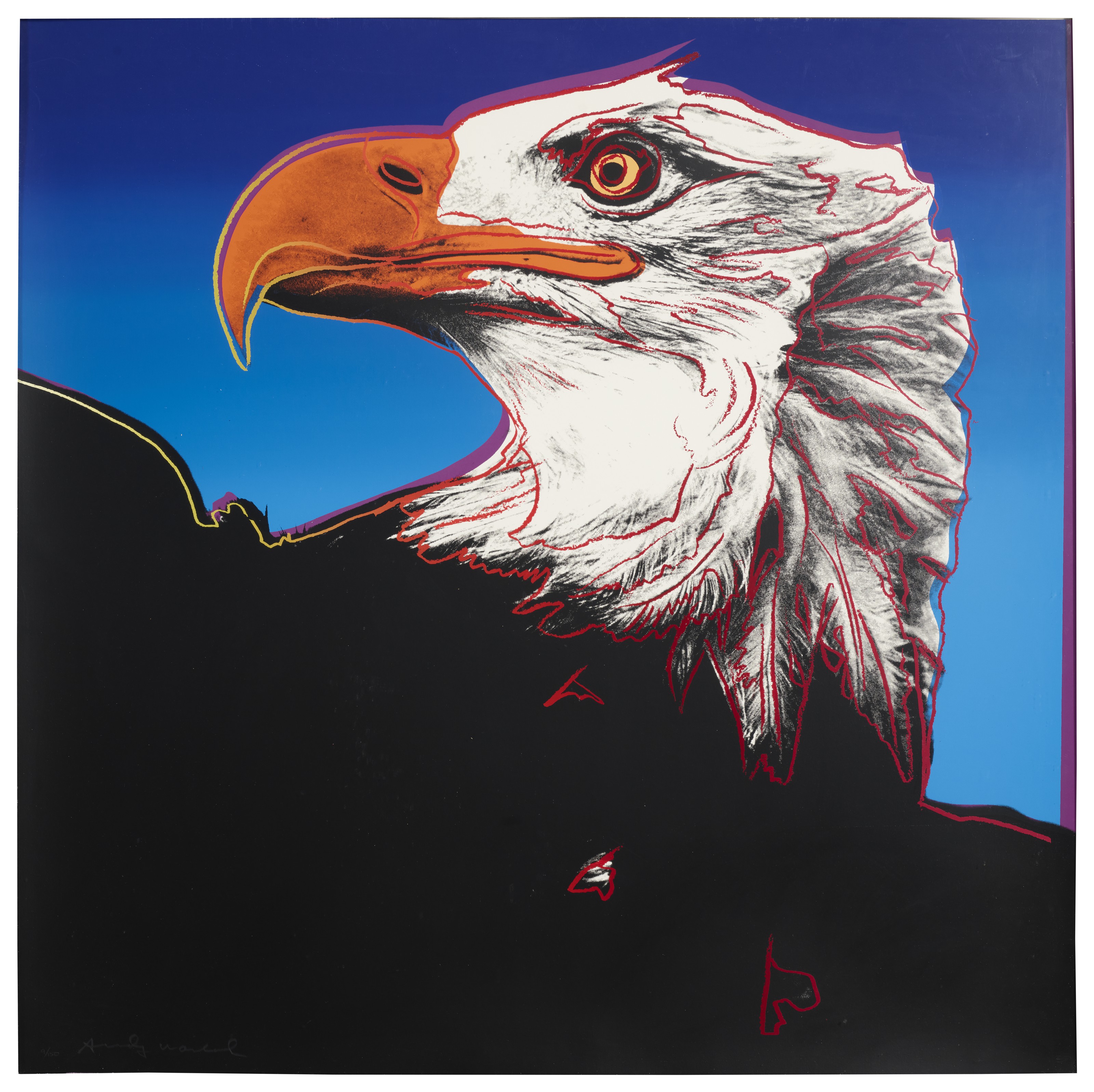 Andy Warhol - Bald Eagle, from Endangered Species