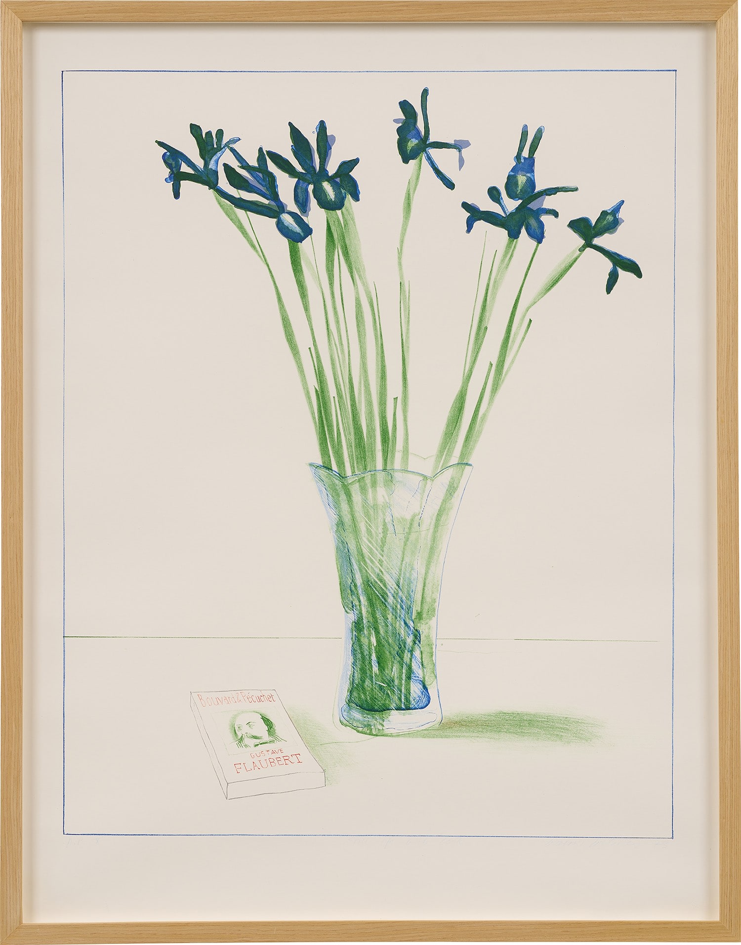 David Hockney - Still Life with Book (S.A.C. 144; M.C.A.T. 135)