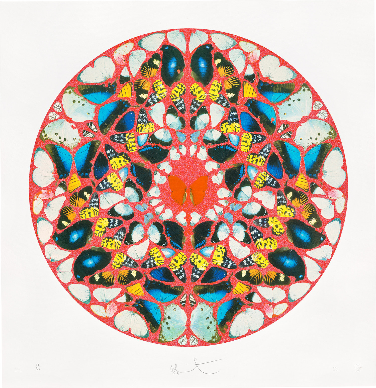 Damien Hirst - Domine, Ne In Furore, from Psalm Prints