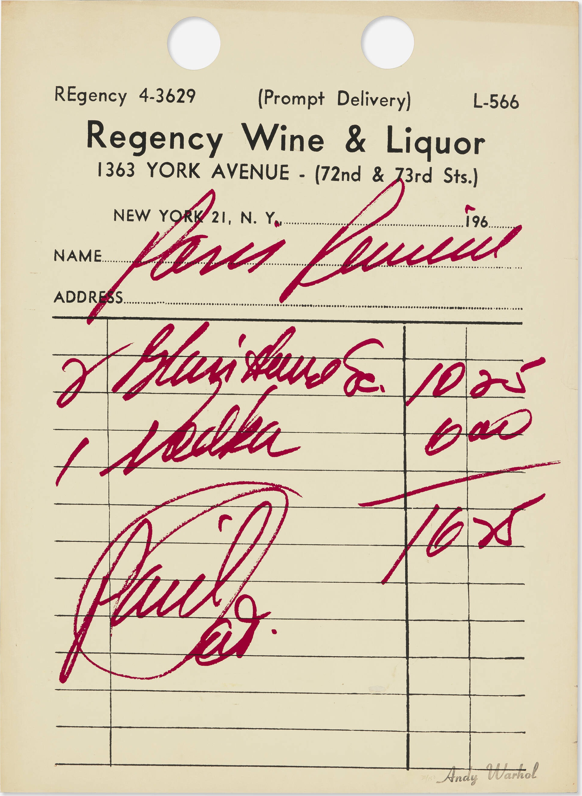 Andy Warhol - Paris Review