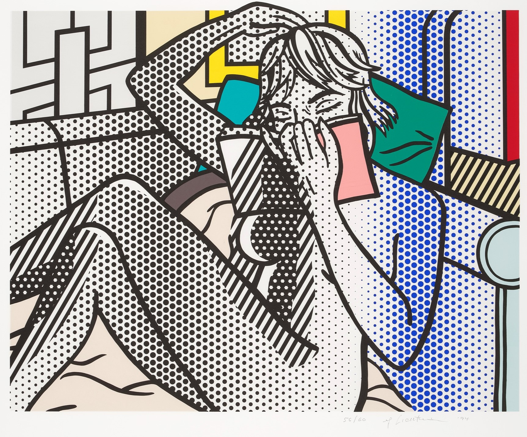 Roy Lichtenstein - Nude Reading, from Nudes Series