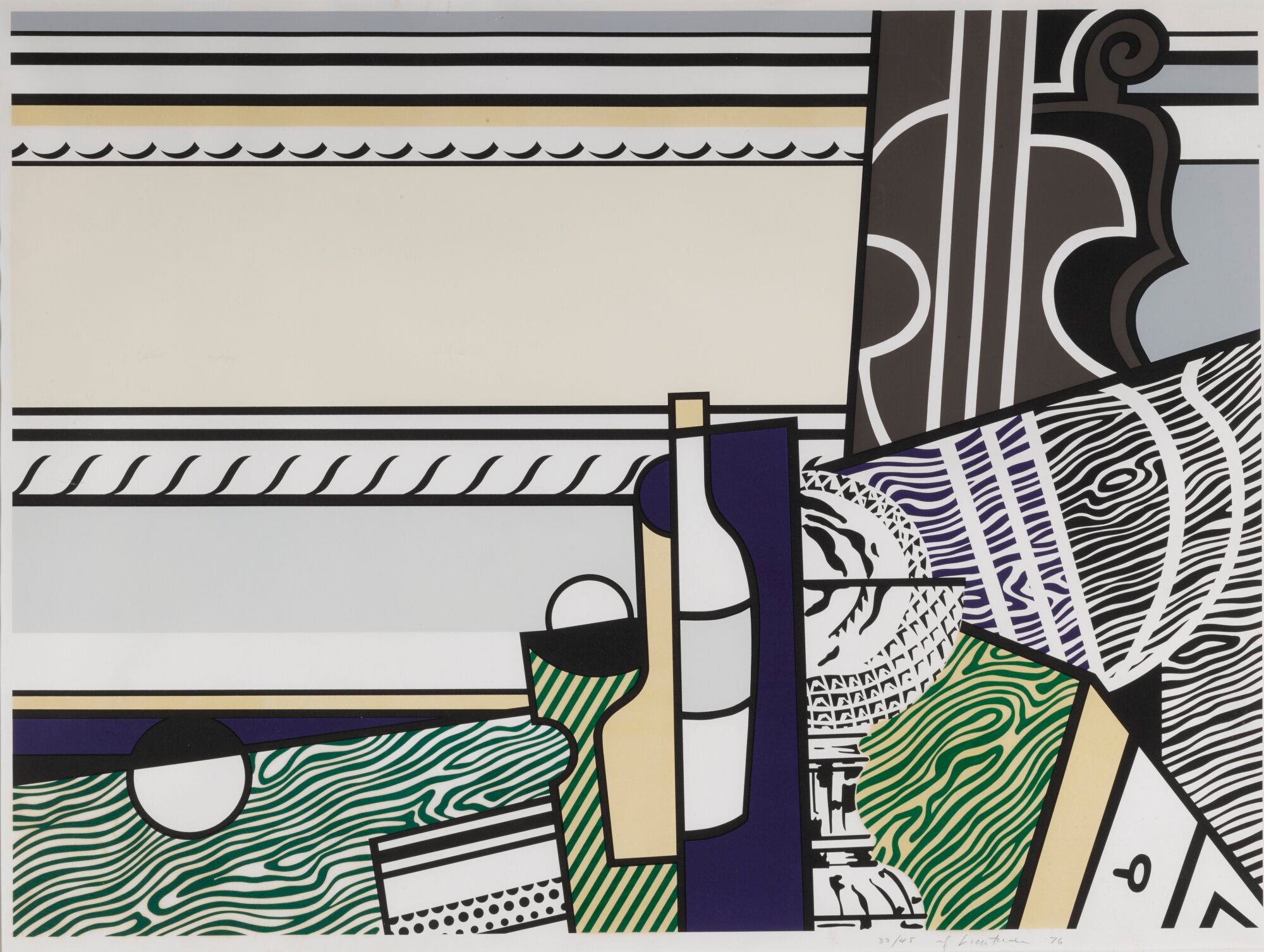 Roy Lichtenstein - Still Life with Crystal Bowl