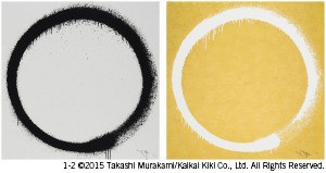 Takashi Murakami - 1. Ensō: Tranquility／2. Amitābha Buddha