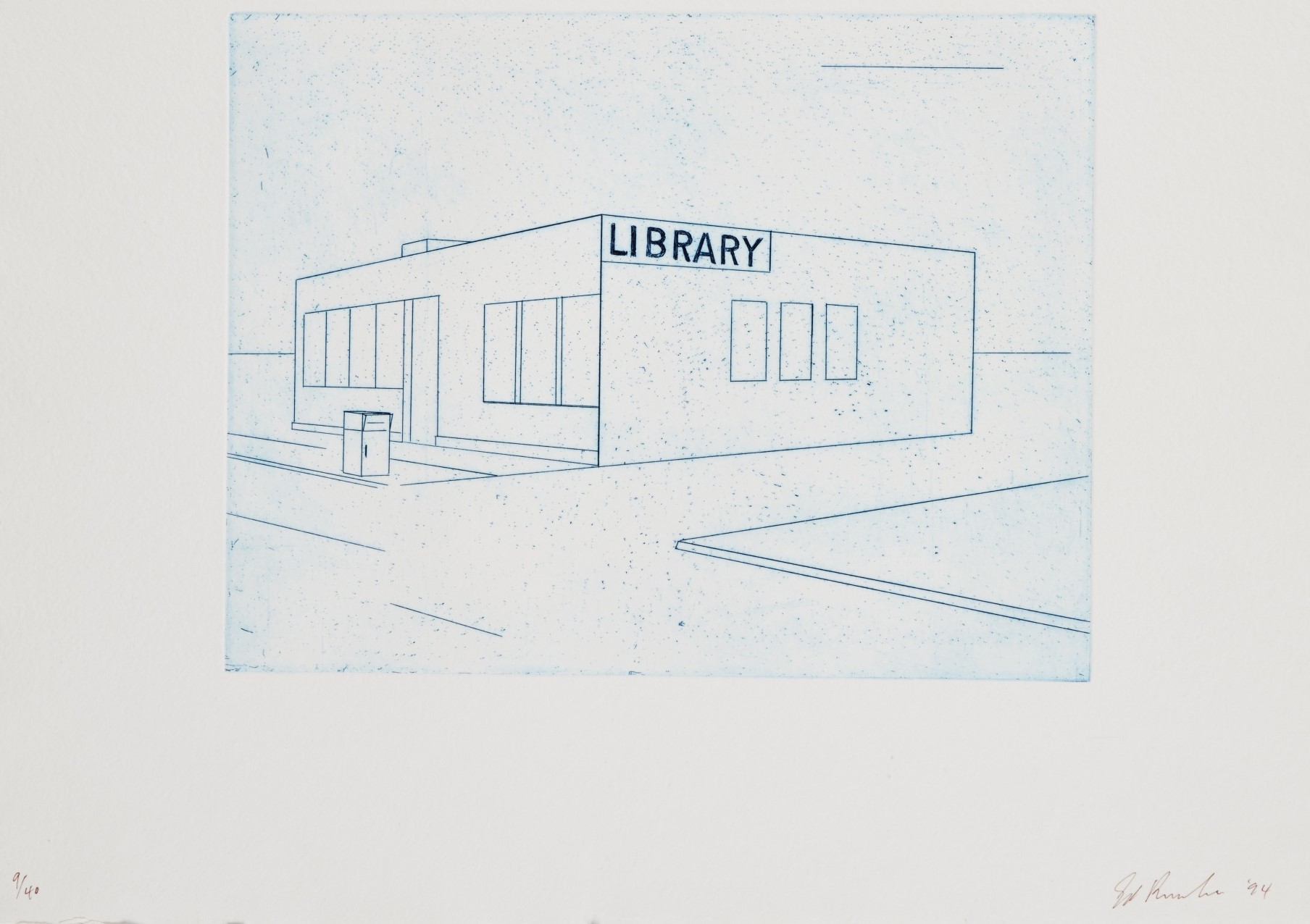 Ed Ruscha - Library