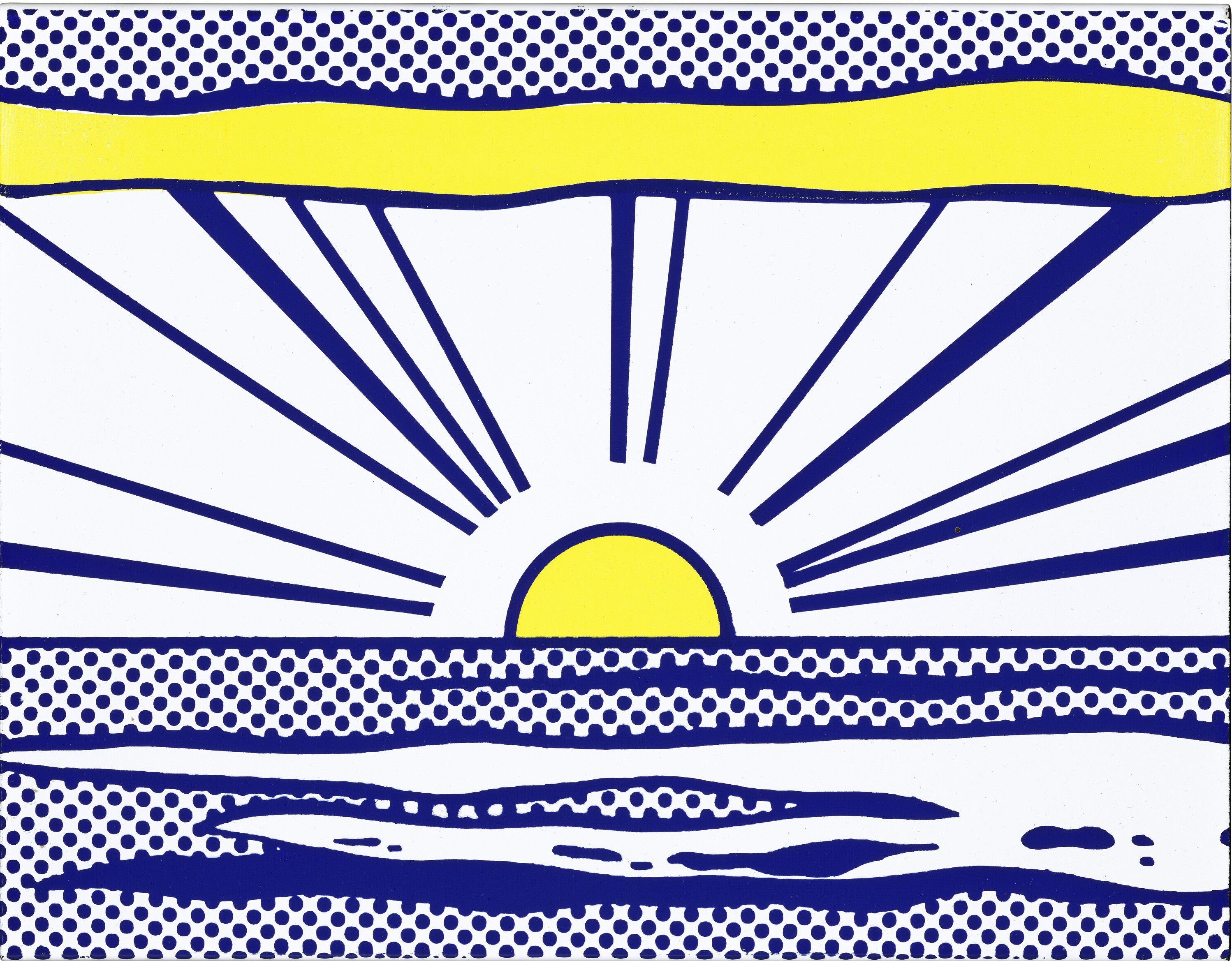 Roy Lichtenstein - Sunrise, from 7 Objects in a Box