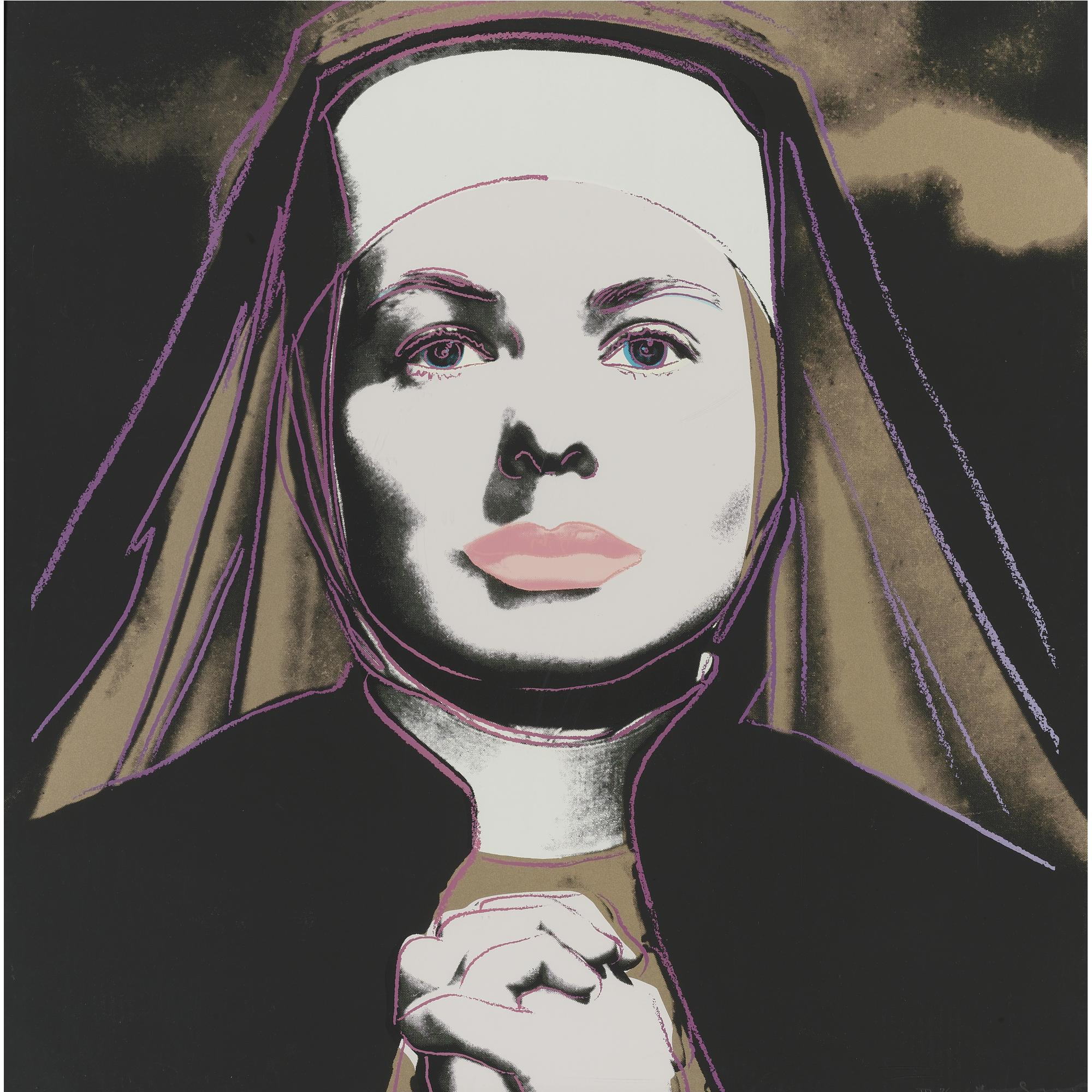 Andy Warhol - Ingrid Bergman: The Nun
