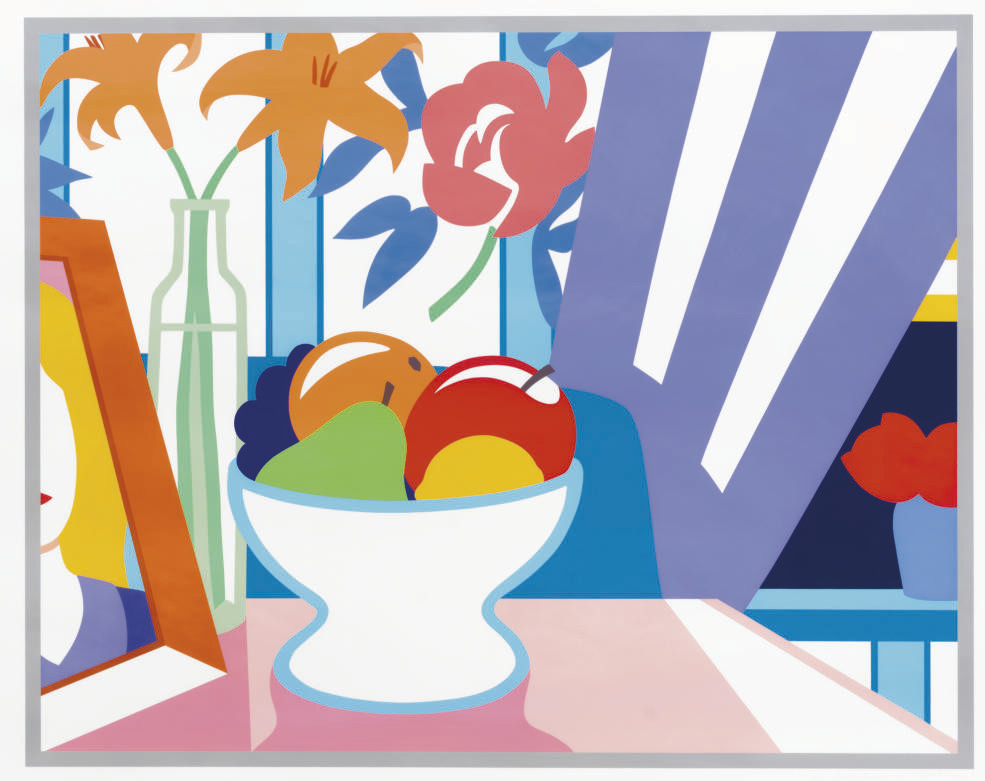 Tom Wesselmann - Still Life with Lilies and Mixed Fruit
