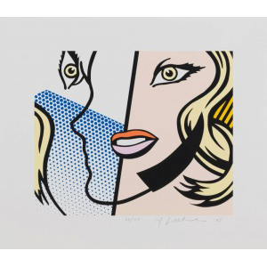 Roy Lichtenstein - Untitled Head (opposite) (Corlett 292)