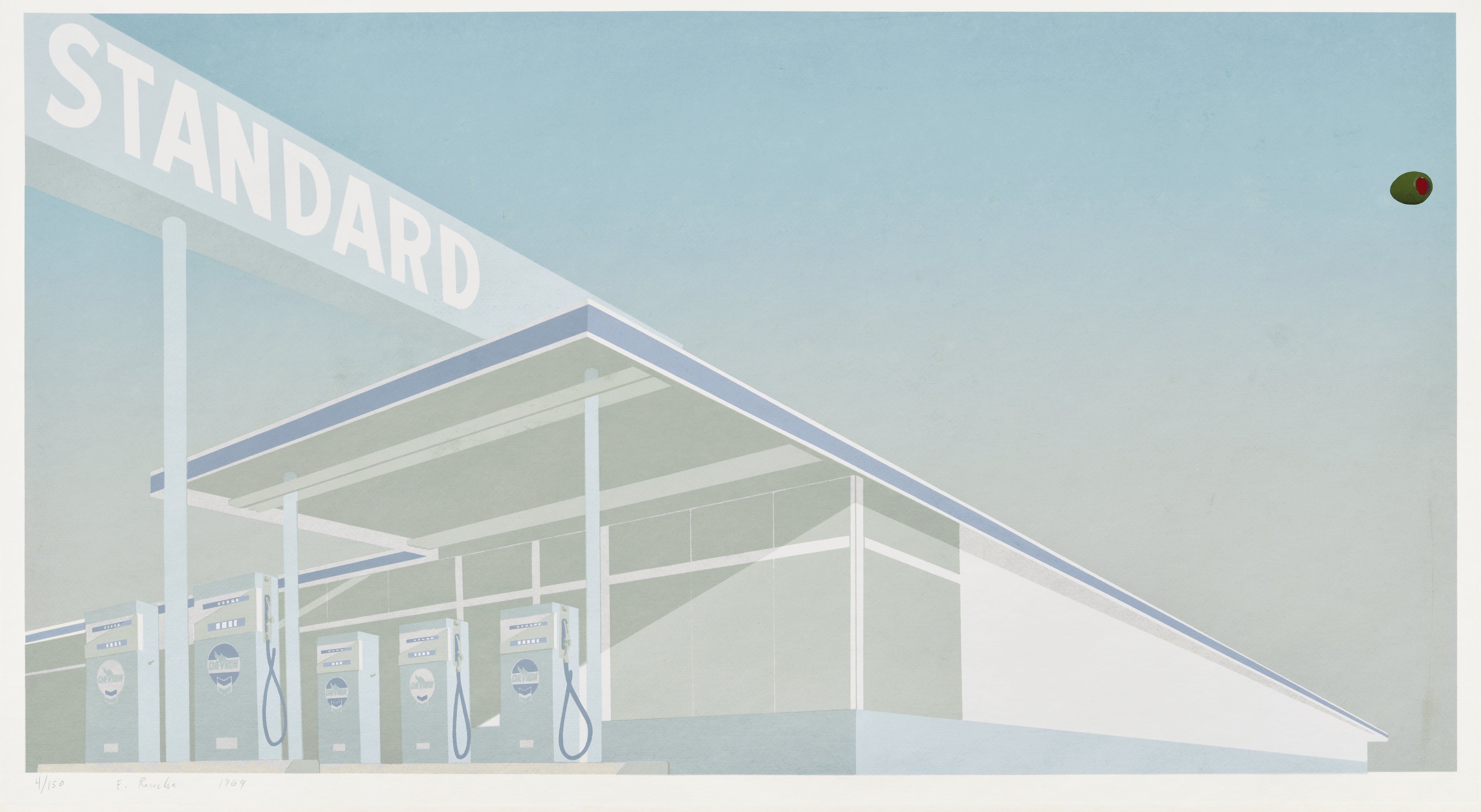Ed Ruscha - Cheese Mold Standard with Olive (E. 31)