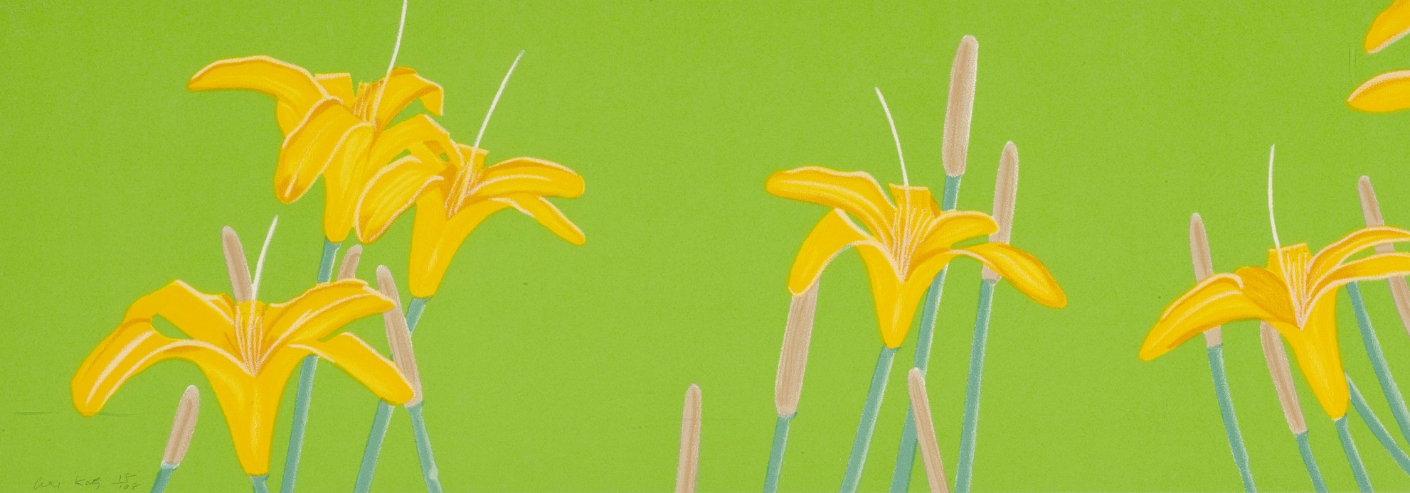 Alex Katz - Day Lilies