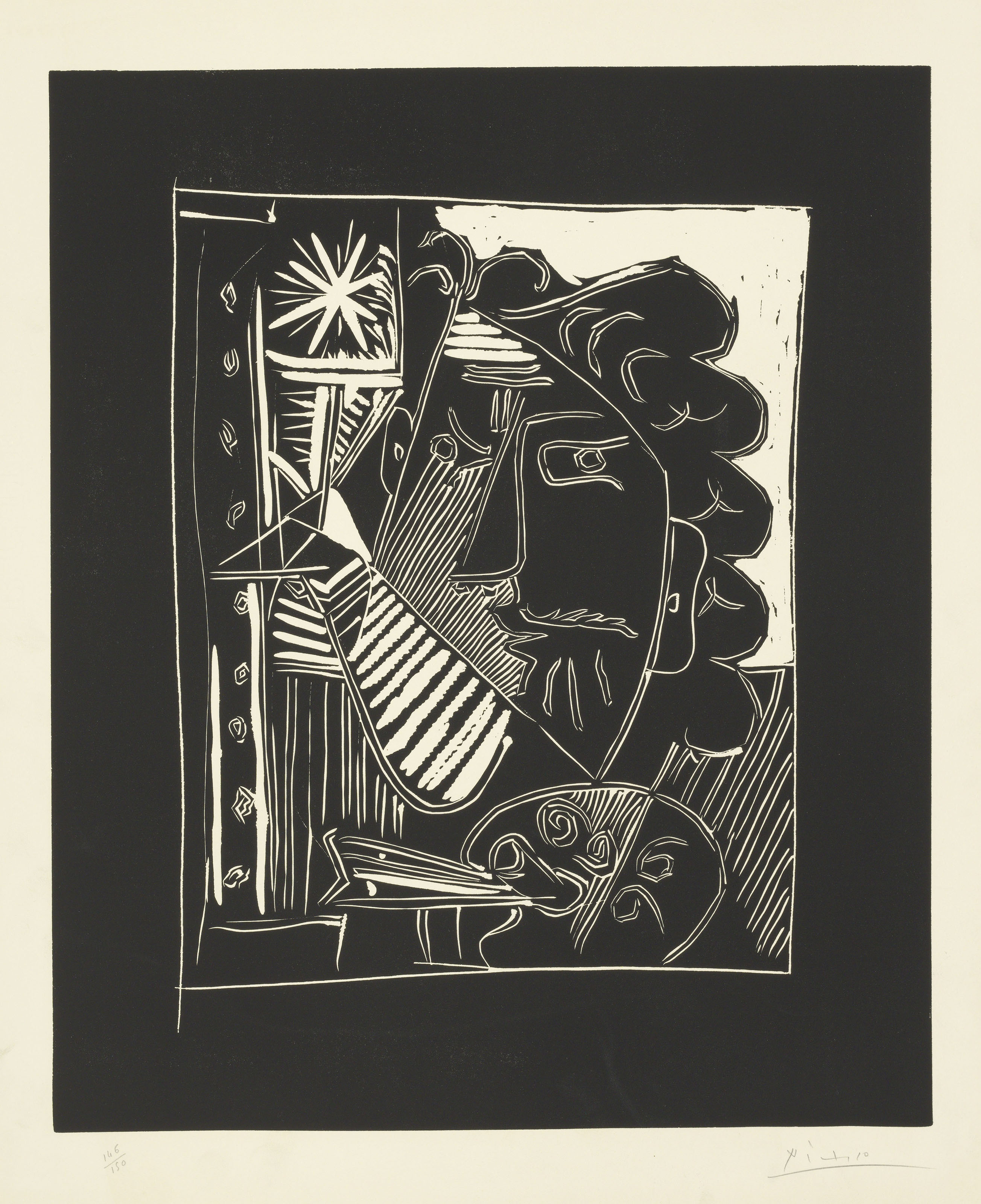 Pablo Picasso - Le peintre à la palette