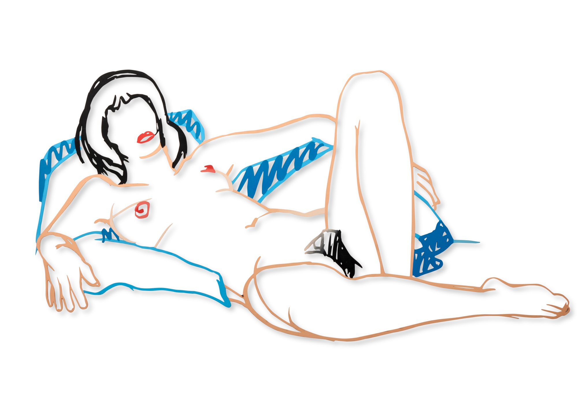 Tom Wesselmann - Monica Lying on Blanket