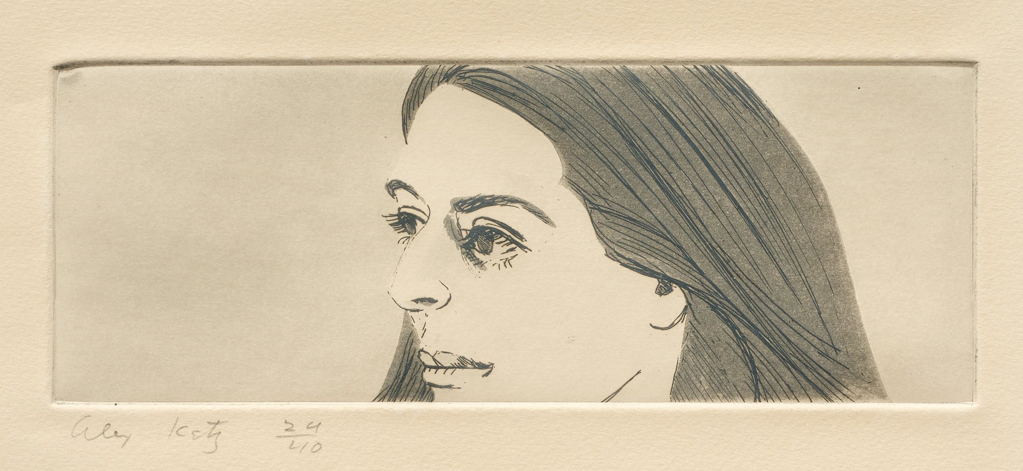 Alex Katz - Small Head of Ada (S. 58)