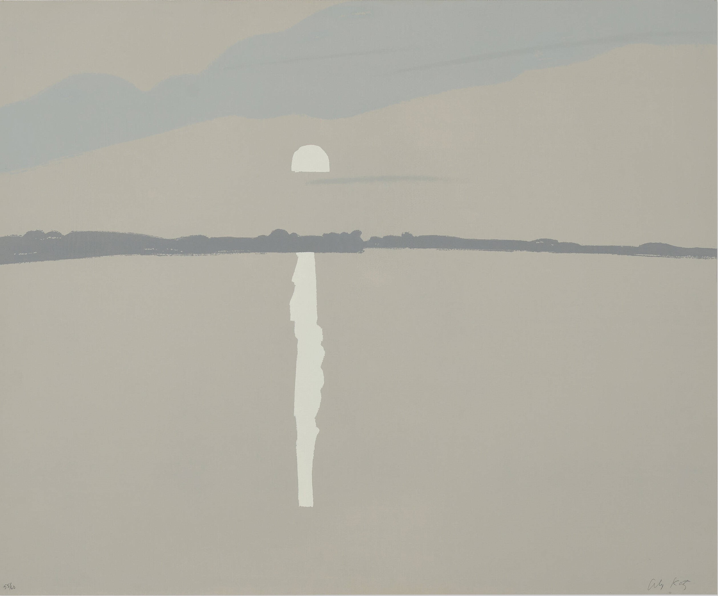 Alex Katz - Sunset: Lake Wesserunset 2