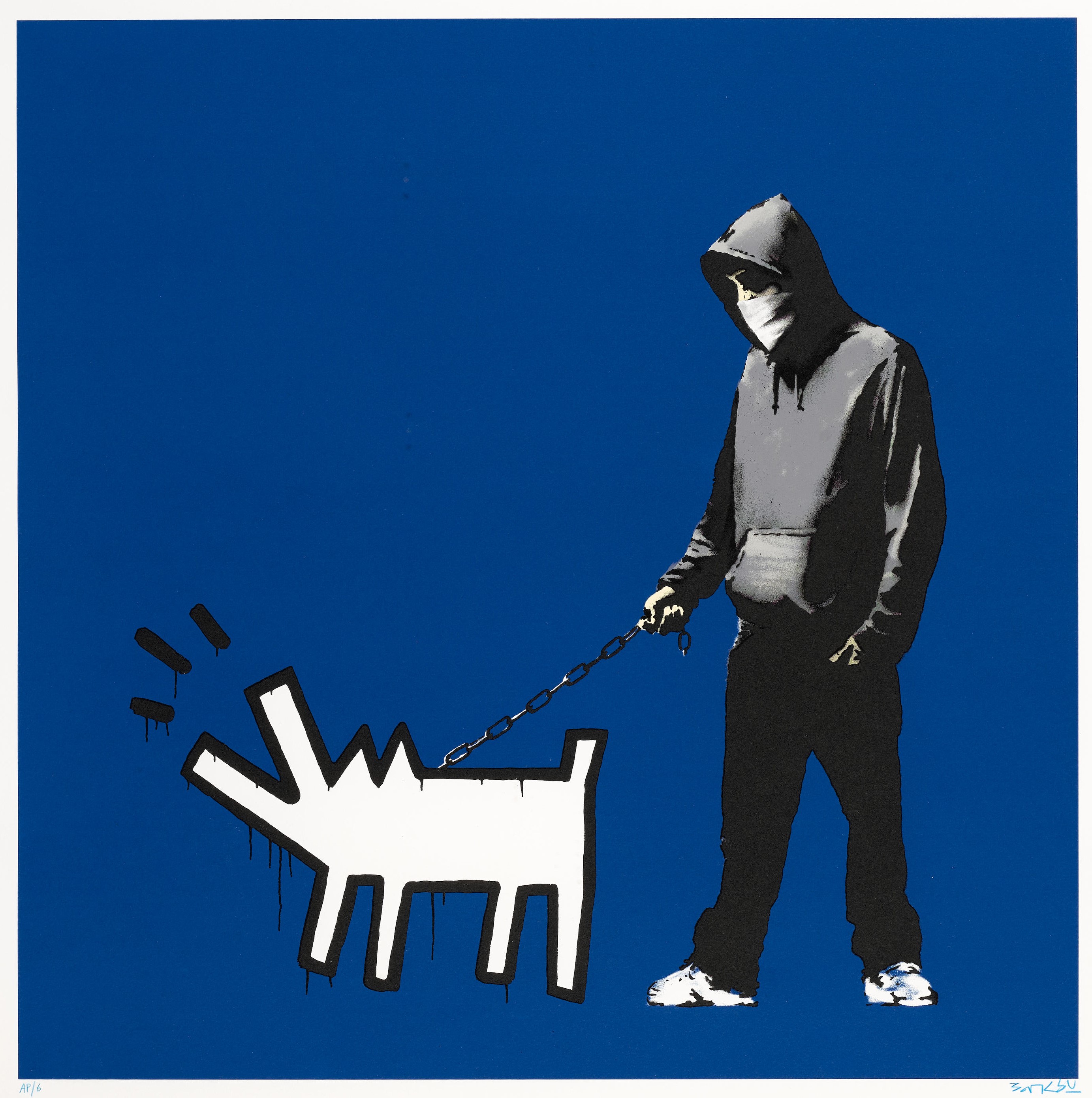 Banksy - Choose Your Weapon (Dark Blue)