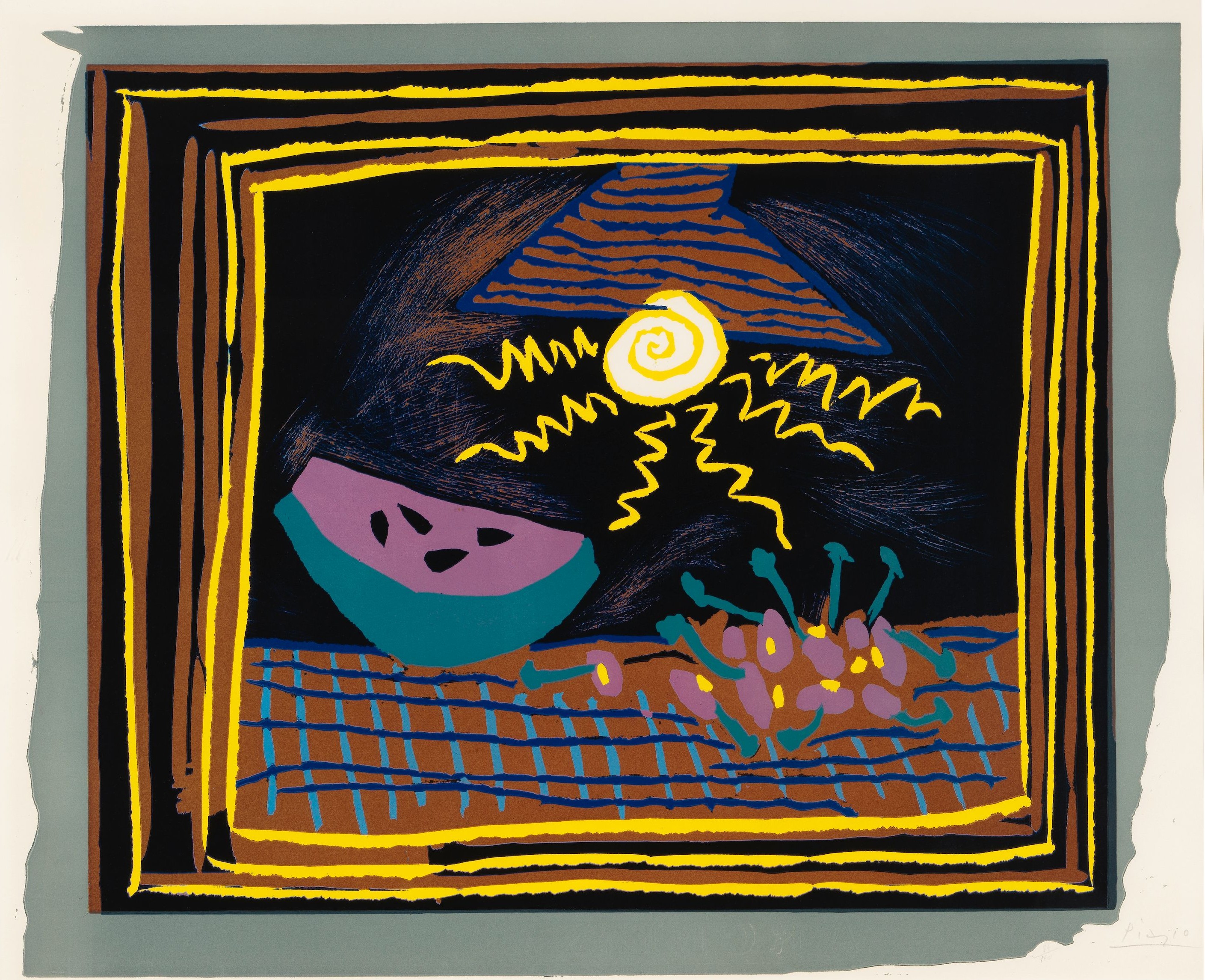 Pablo Picasso - Nature morte à la pastèque (Bloch 1098, Baer 1301)