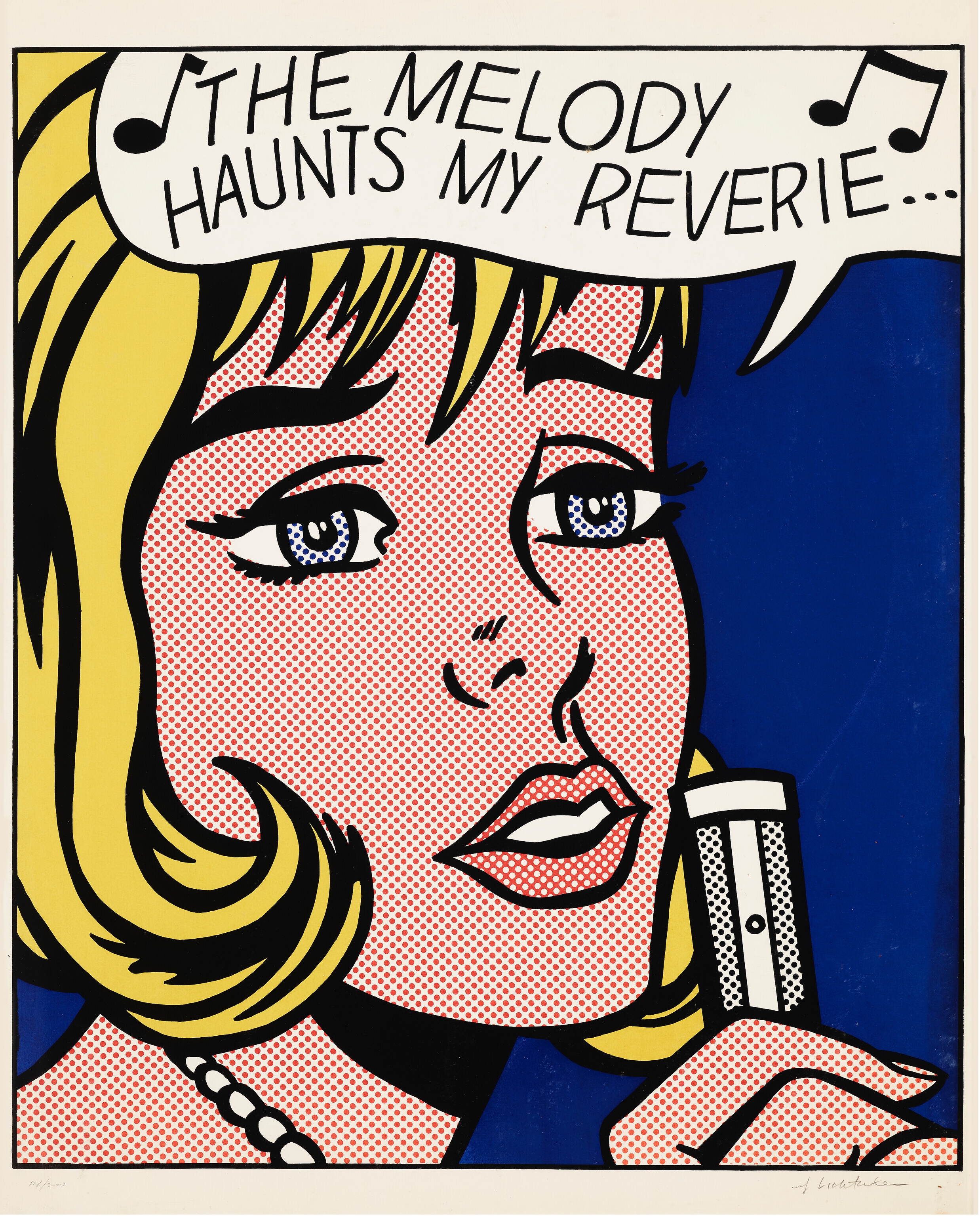 Roy Lichtenstein - Reverie, from 11 Pop Artists, Volume II