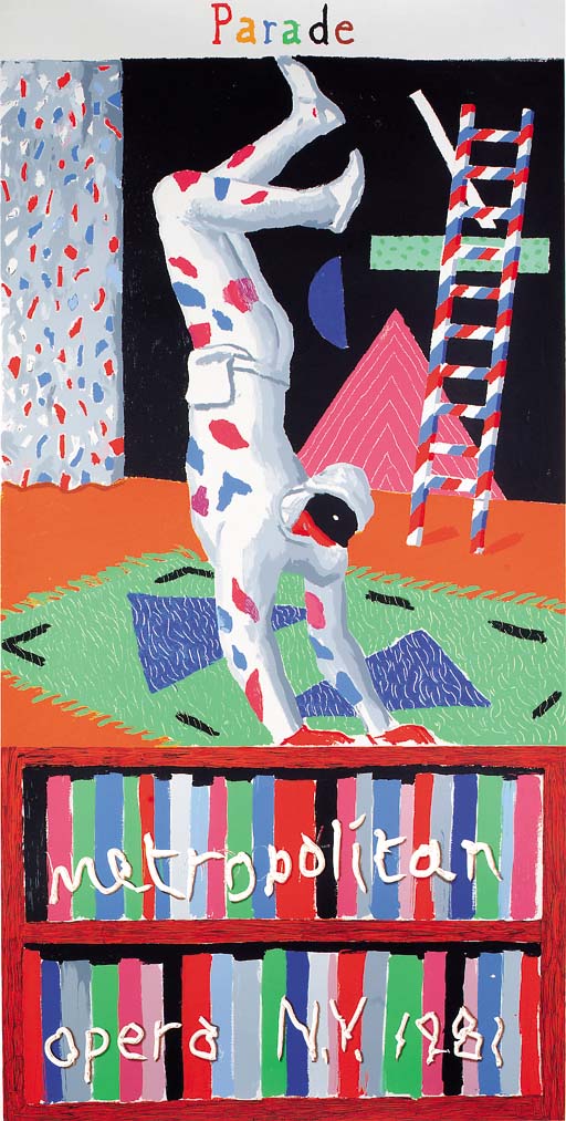 David Hockney - Parade, Metropolitan Opera