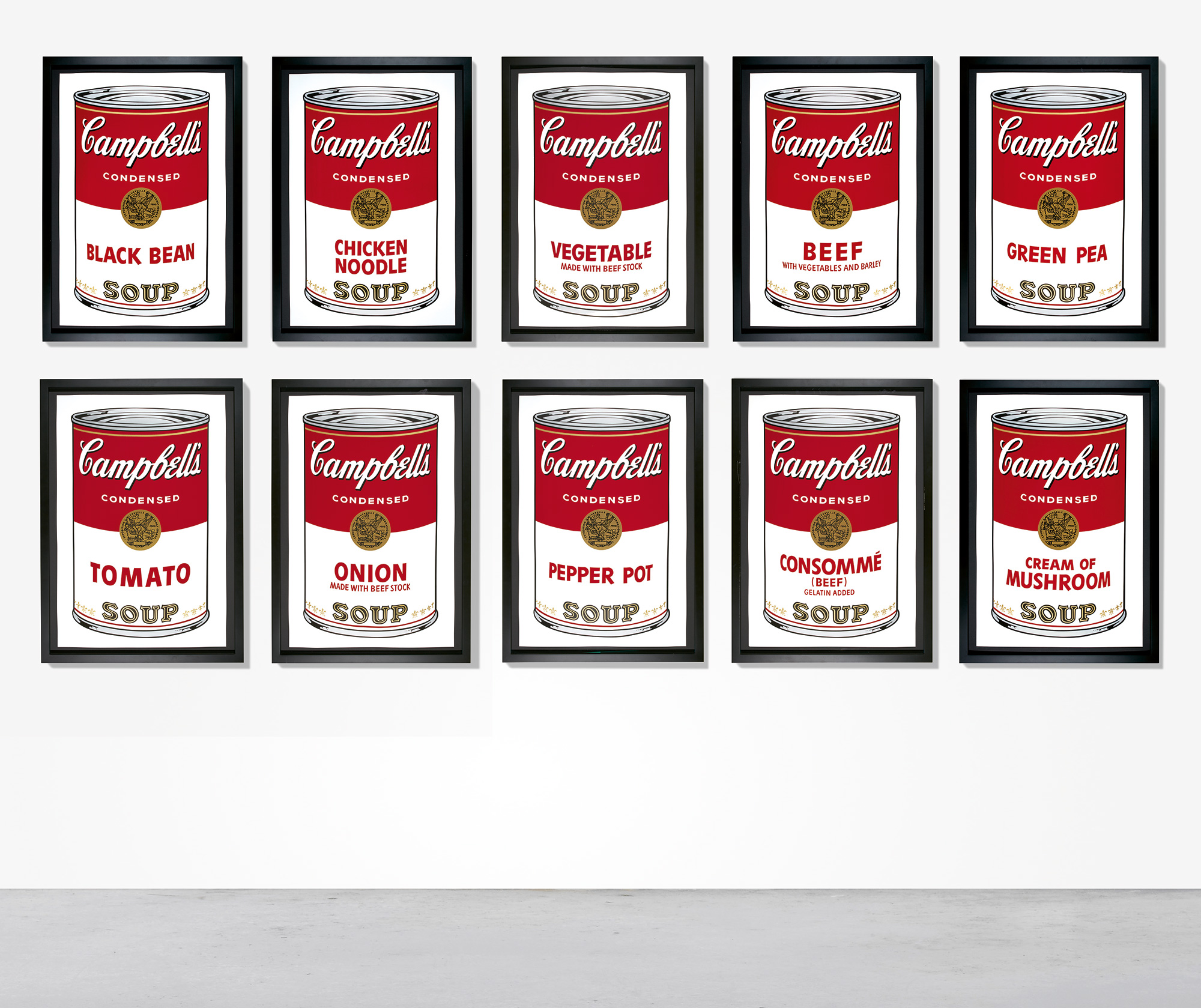Andy Warhol - CAMPBELL'S SOUP I (F. & S. II.44-53)