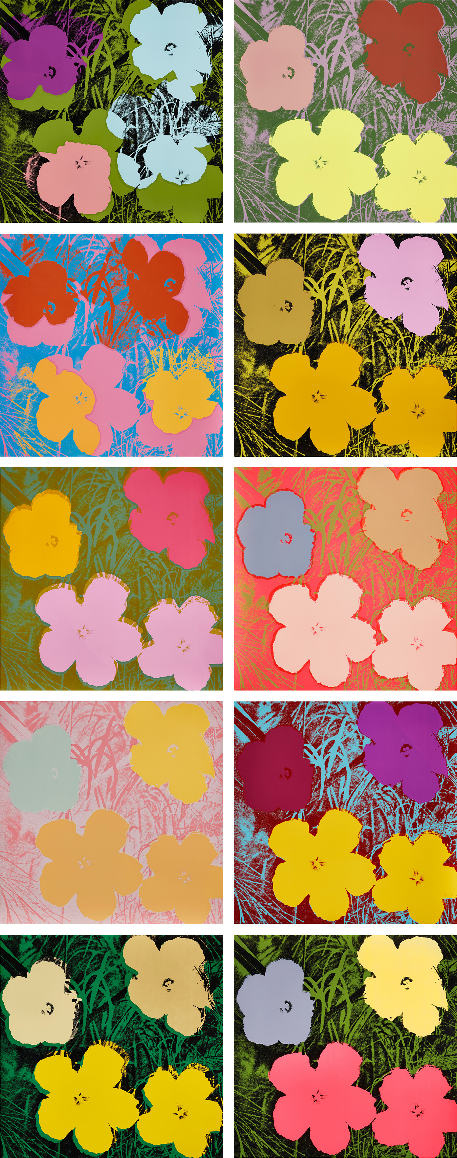 Andy Warhol - Flowers (F. & S. 64-73)