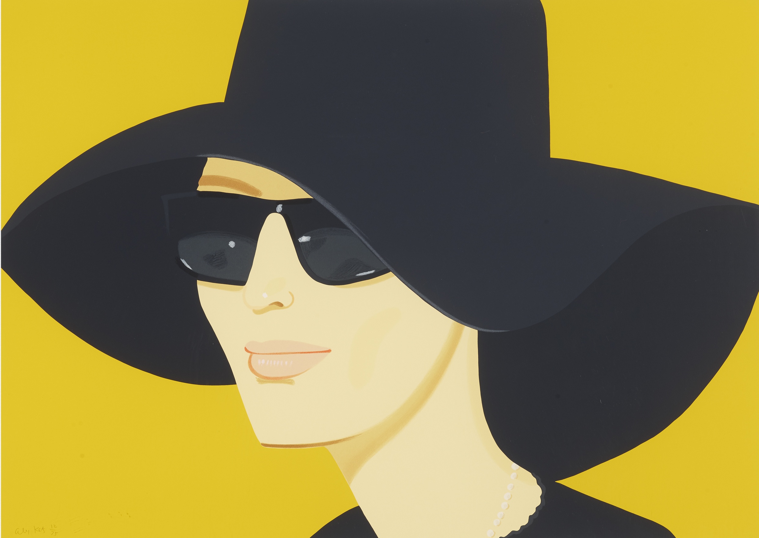 Alex Katz - Ulla in Black Hat