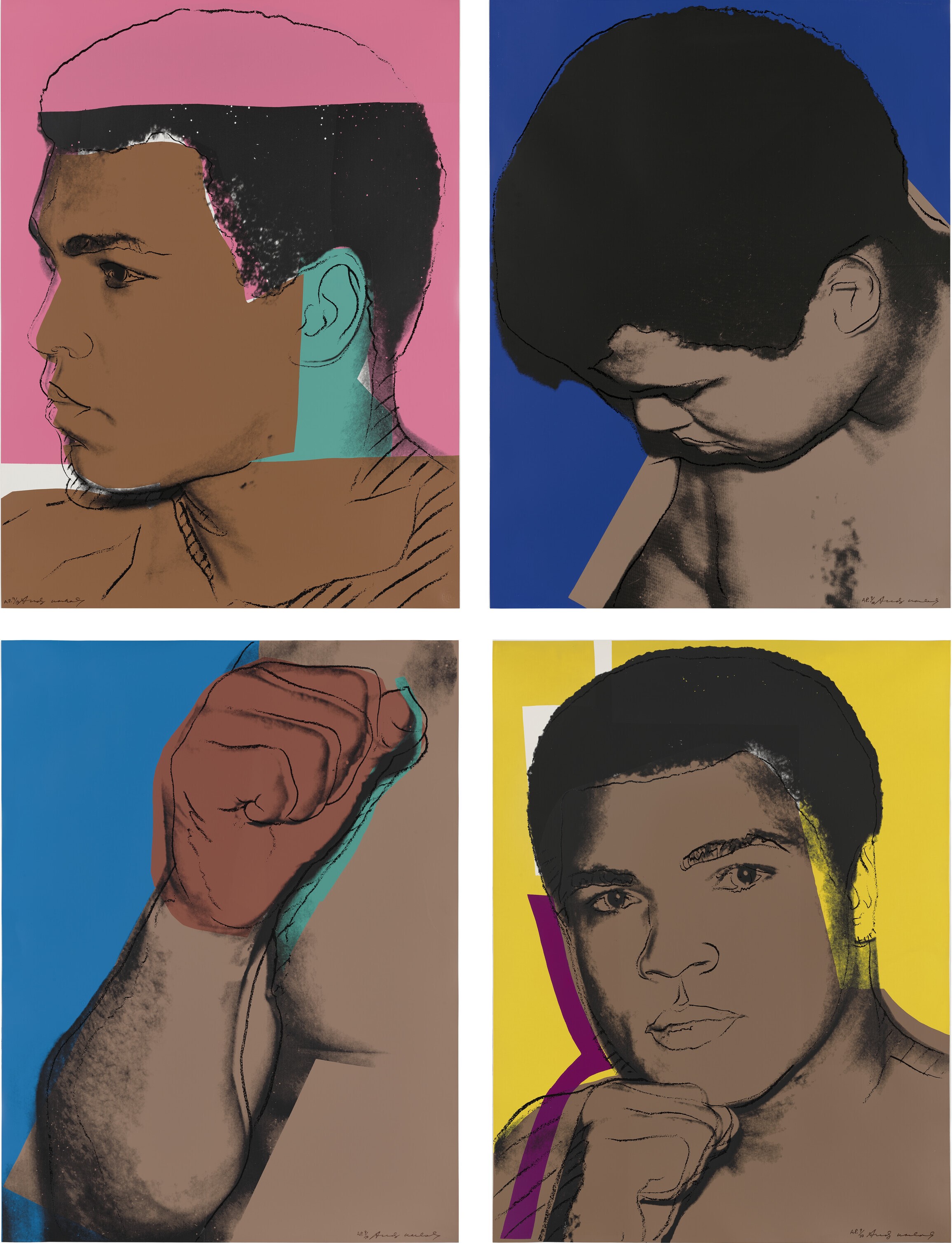 Andy Warhol - Muhammad Ali