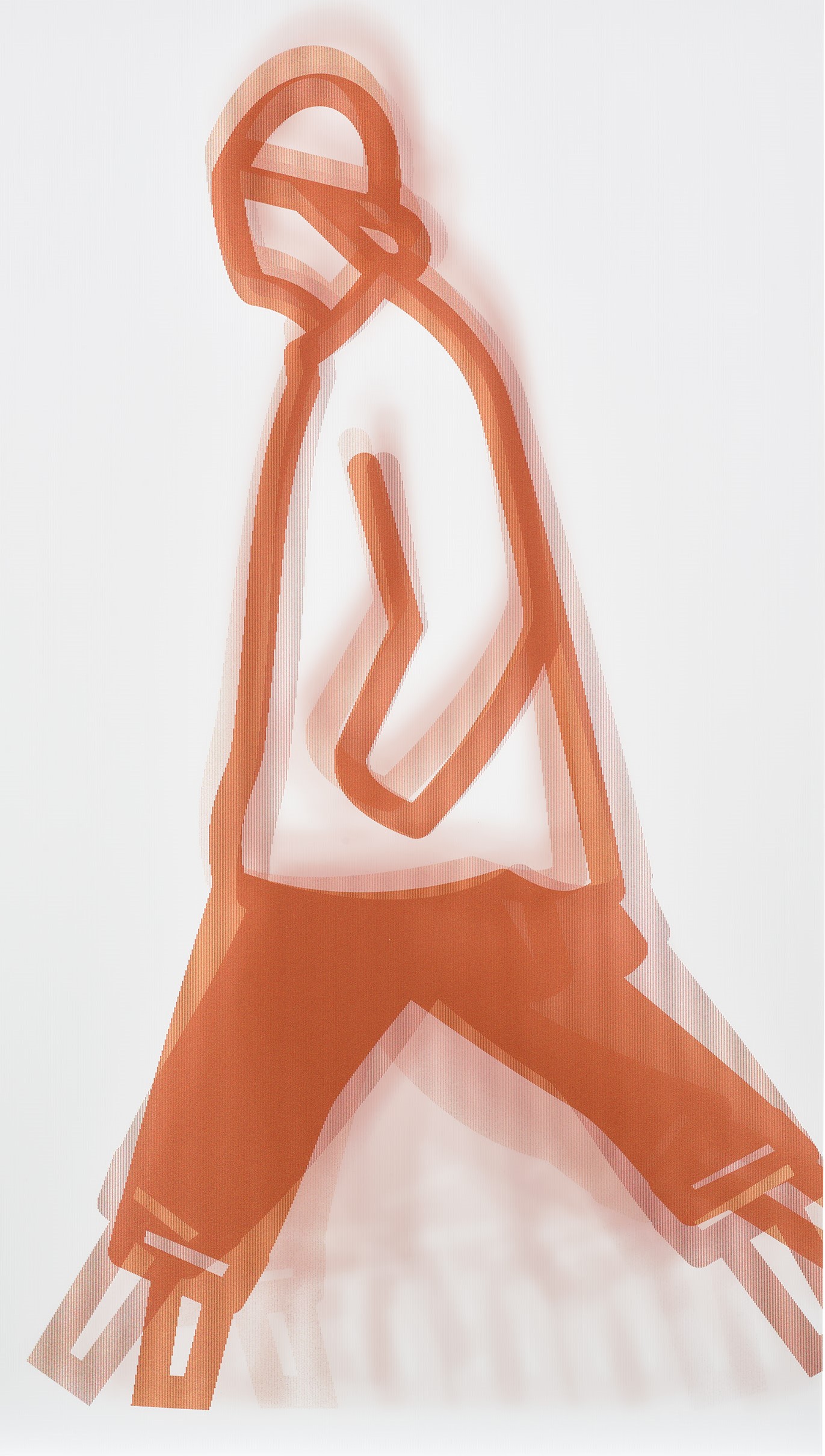 Julian Opie - Turn Ups, from Old Street Walkers