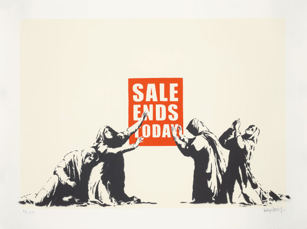 Banksy - Sale Ends, from Barely Legal