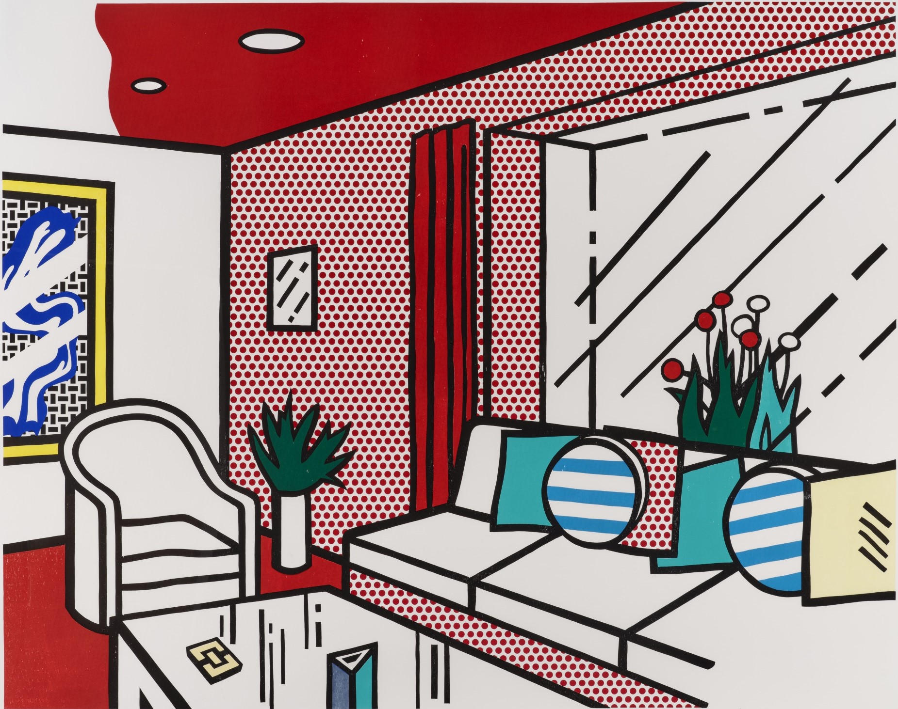 Roy Lichtenstein - The Living Room, from the Interior series (Corlett 250; RLCR 3991)