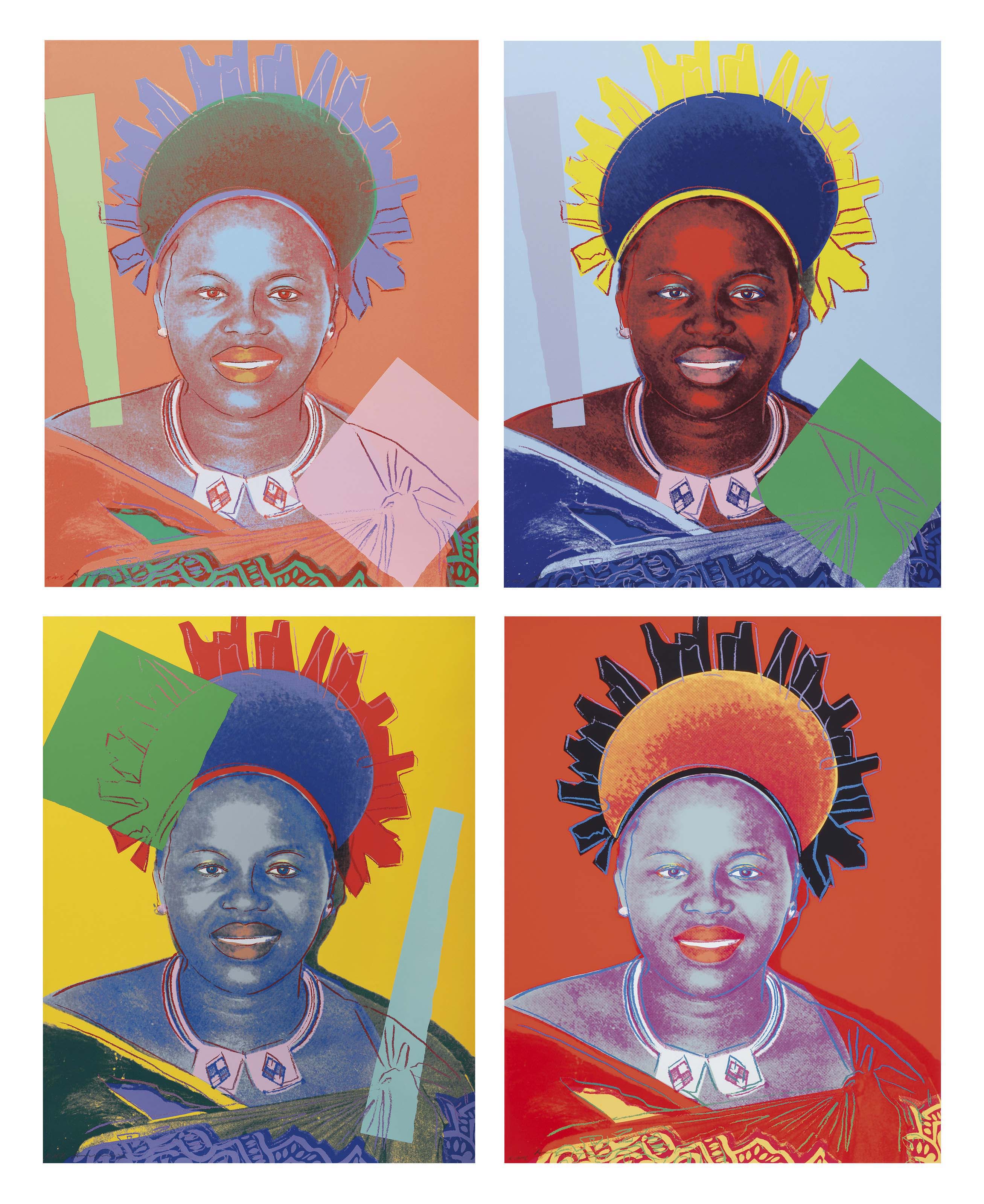 Andy Warhol - Queen Ntombi Twala of Swaziland, from Reigning Queens (Royal Edition)