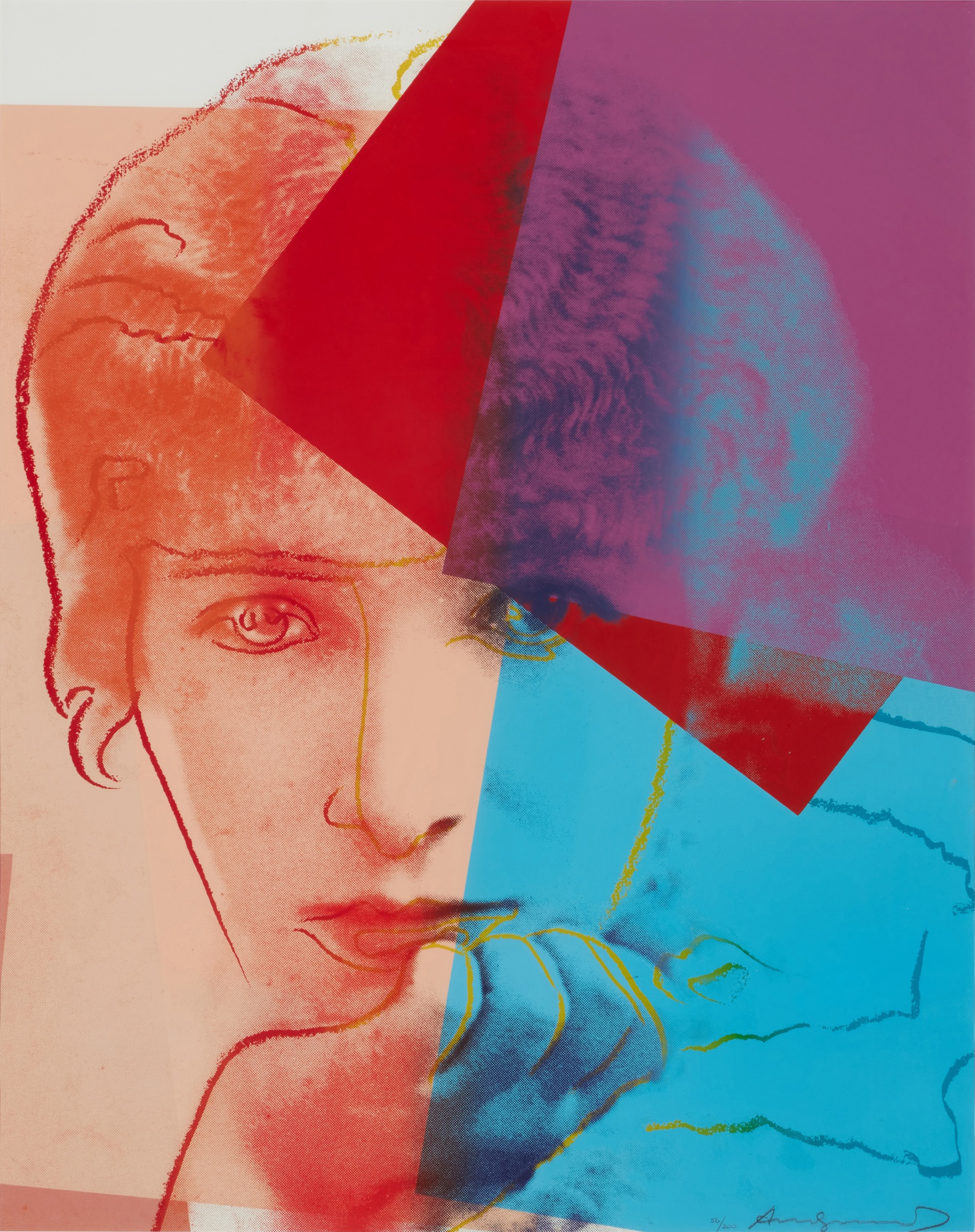 Andy Warhol - Sarah Bernhardt, from Ten Portraits of Jews of the Twentieth Century (Feldman & Schellmann II.234)