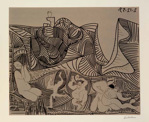 Pablo Picasso - Bacchanale au Hibou