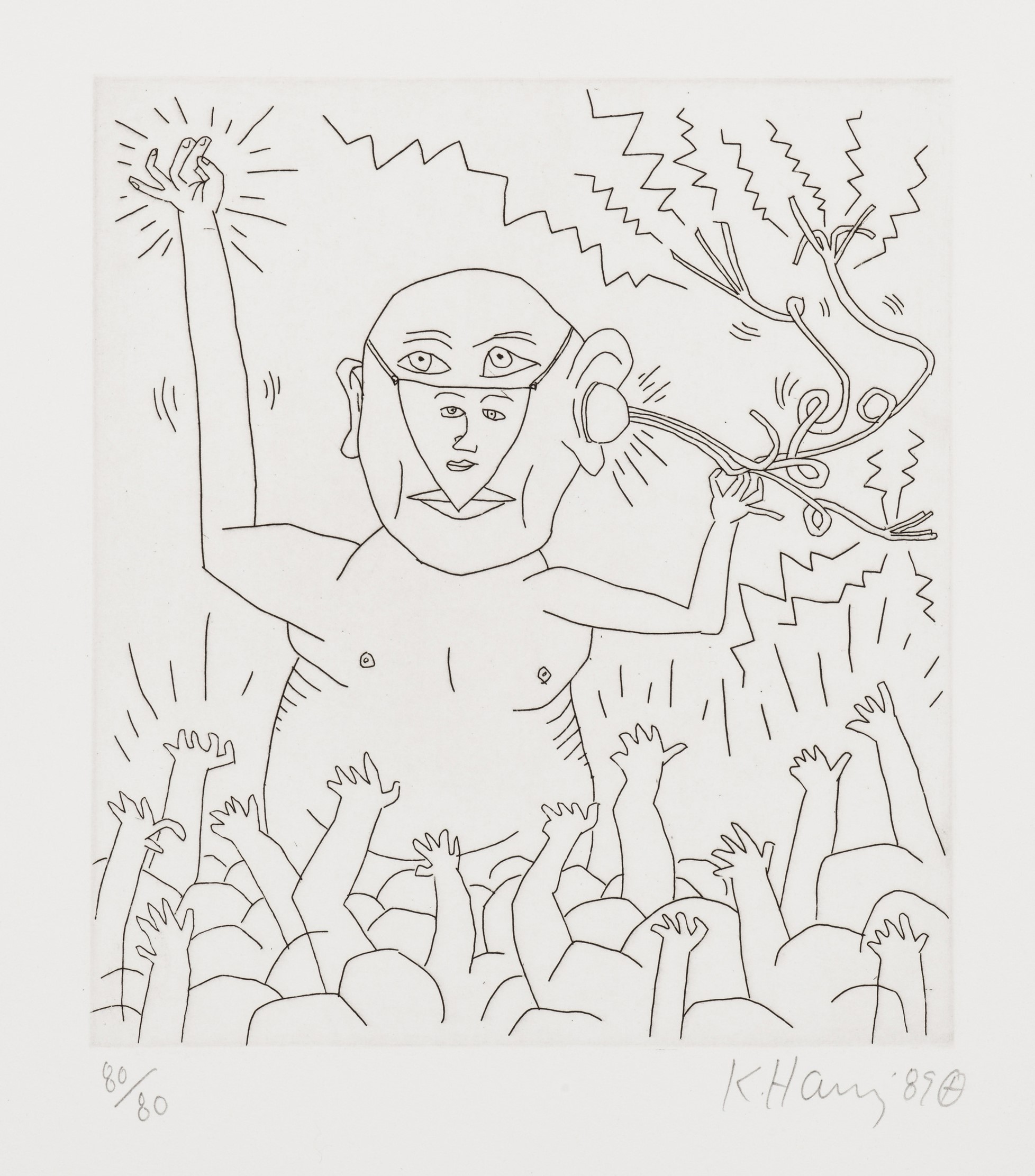 Keith Haring - Untitled (from The Valley series)