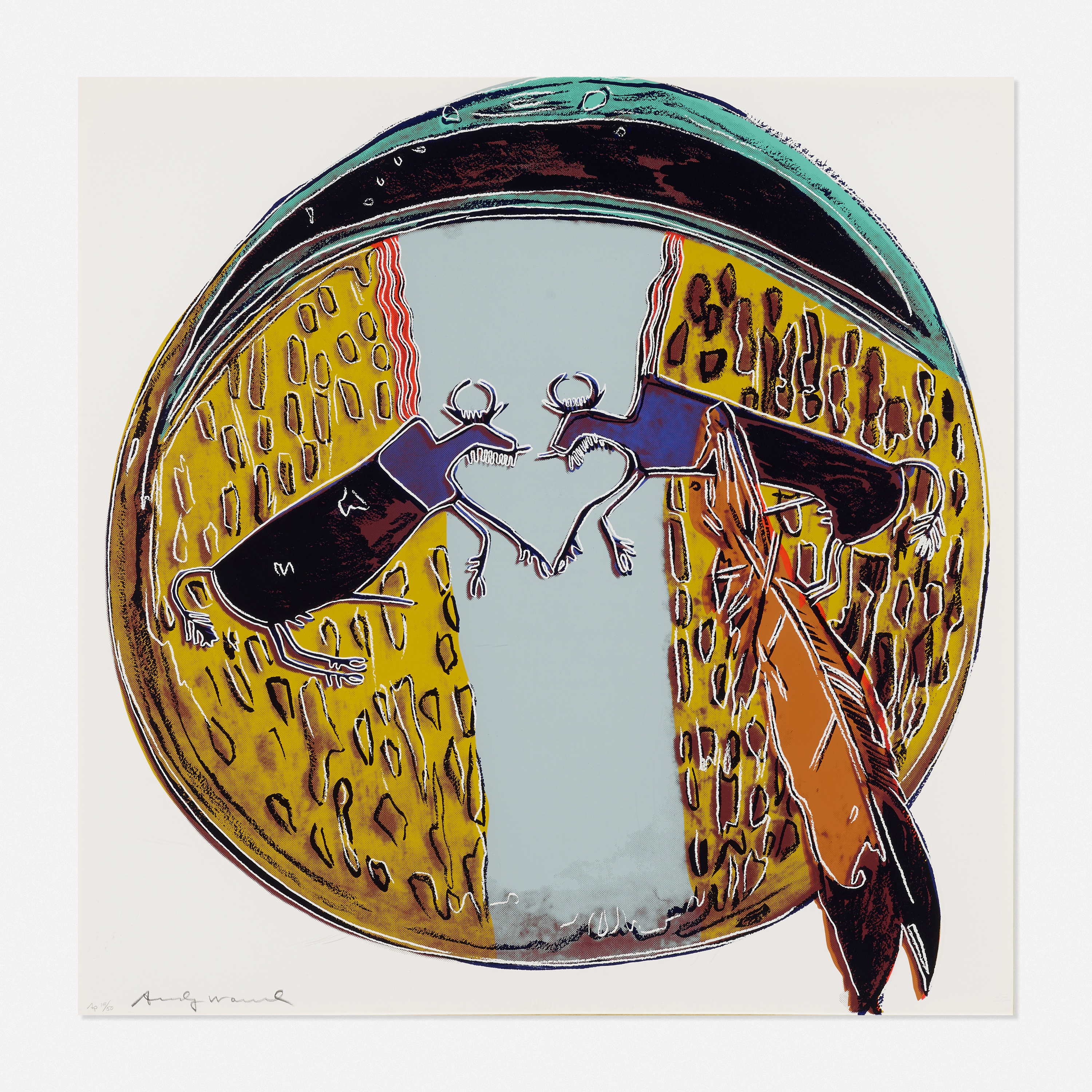 Andy Warhol - Plains Indian Shield (from the Cowboys and Indians series)