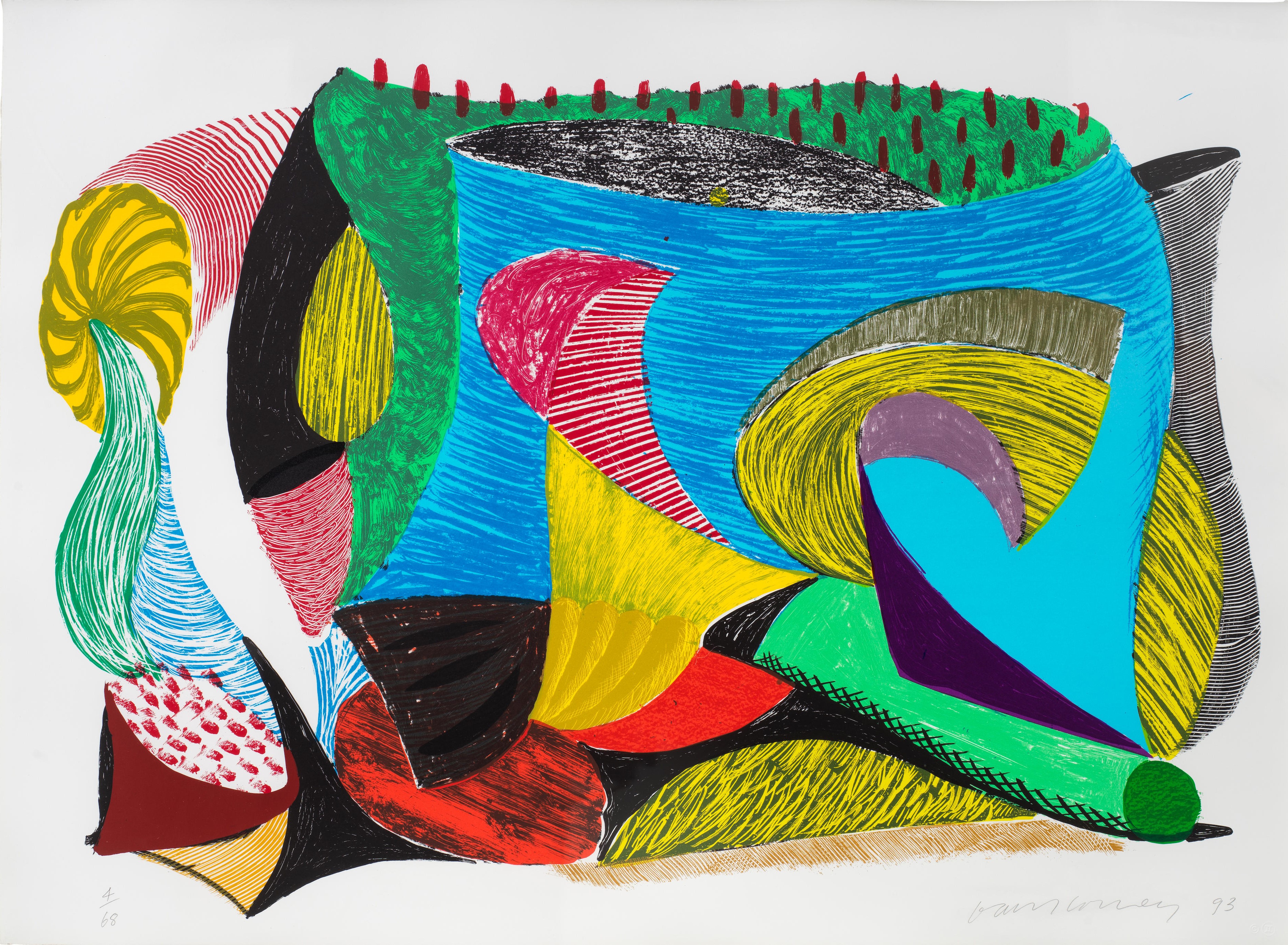 David Hockney - Above and Beyond, from Some More New Prints (M.C.A. Tokyo 339)
