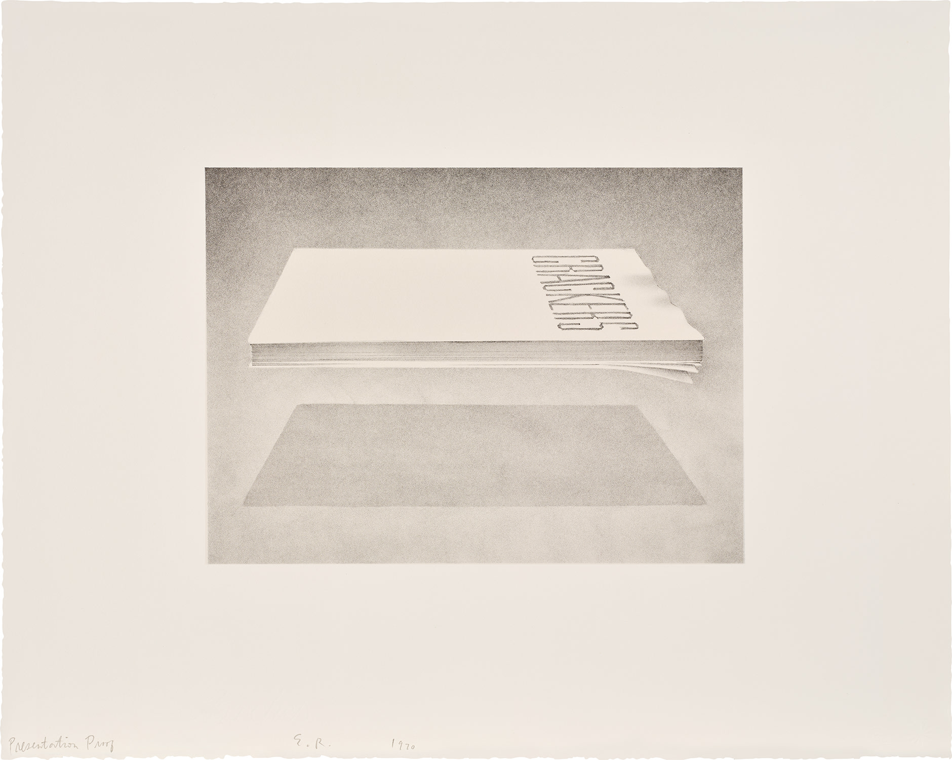 Ed Ruscha - Crackers, from Book Covers (E. 50)