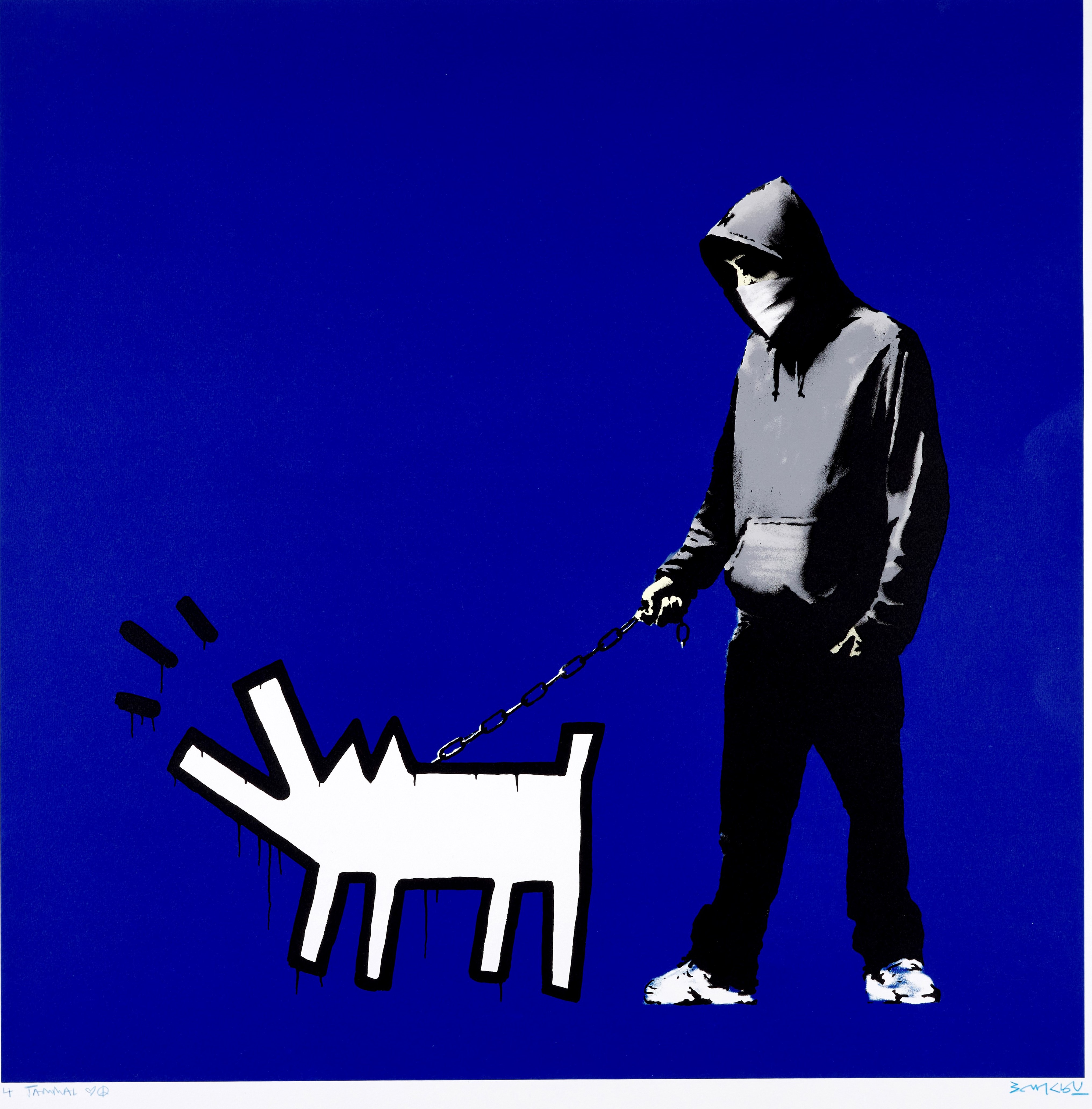 Banksy - Choose Your Weapon - Dark Blue
