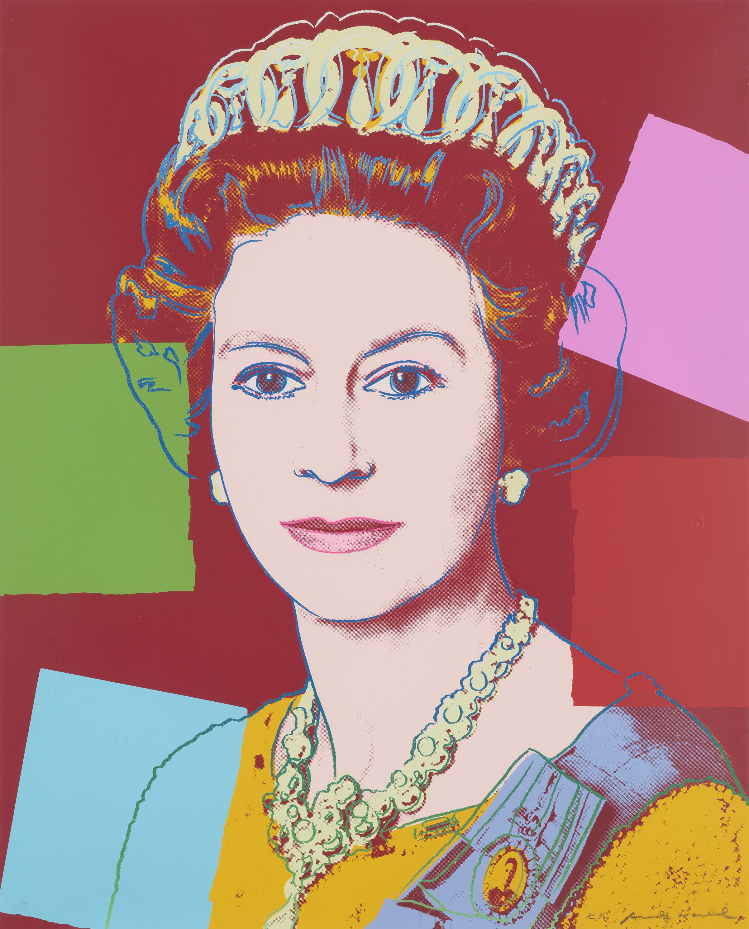 Andy Warhol - Queen Elizabeth II, from: Reigning Queens (Royal Edition)
