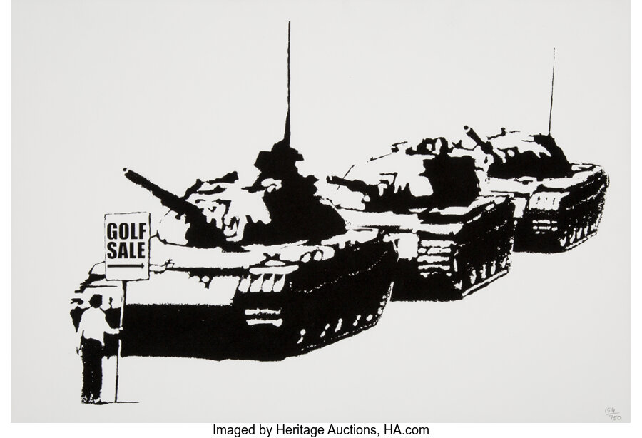 Banksy - Golf Sale