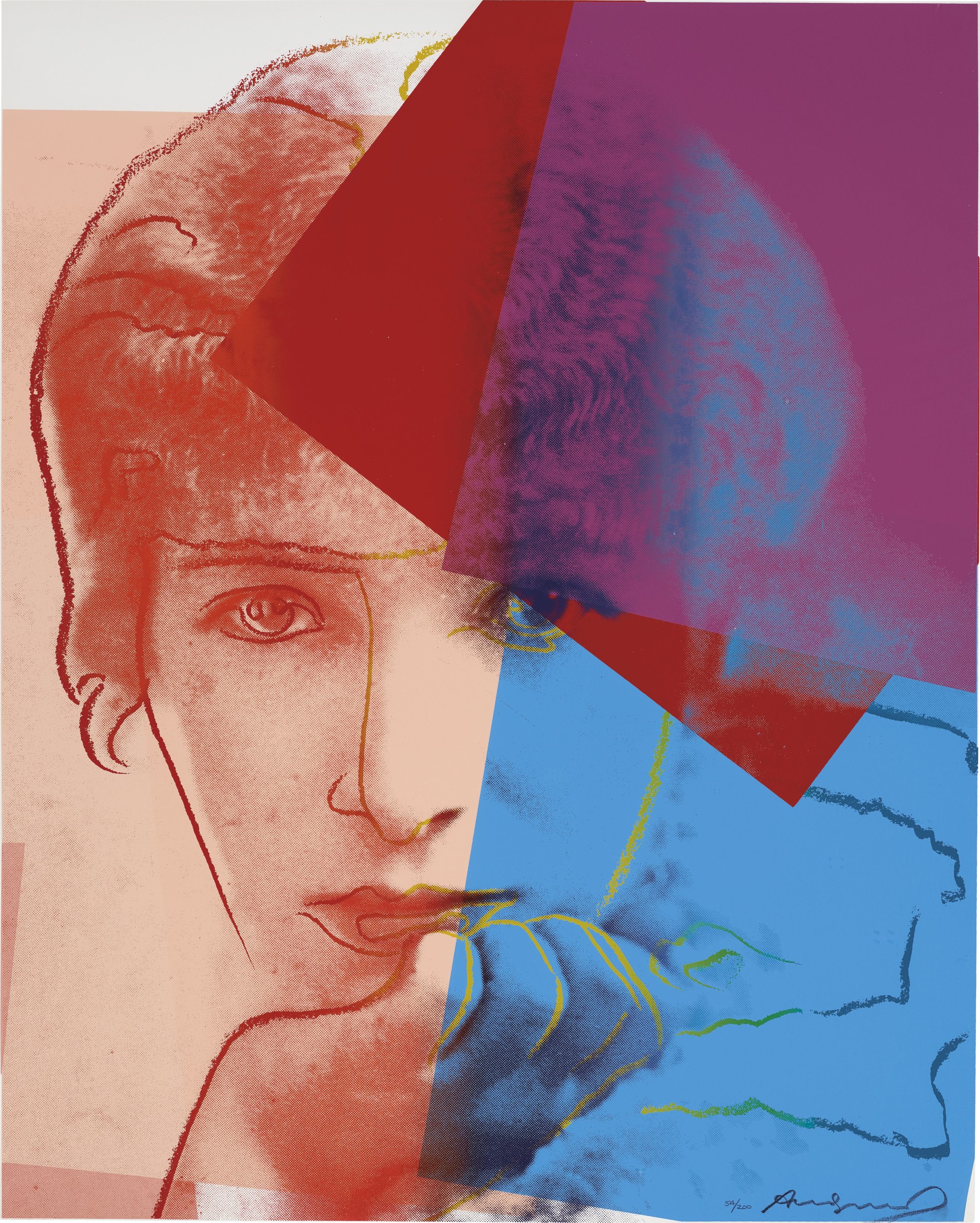 Andy Warhol - Sarah Bernhardt, from Ten Portraits of Jews of the Twentieth Century