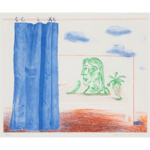 David Hockney - What is this Picasso?, 20 from The Blue Guitar (M.C.A.T. 197)