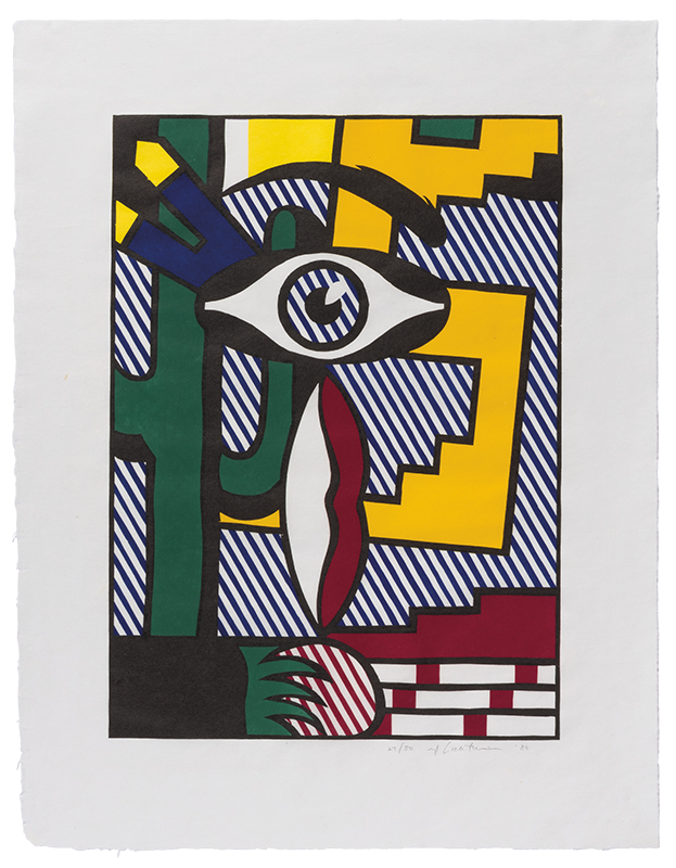 Roy Lichtenstein - American Indian Theme III (from American Indian Theme Series)