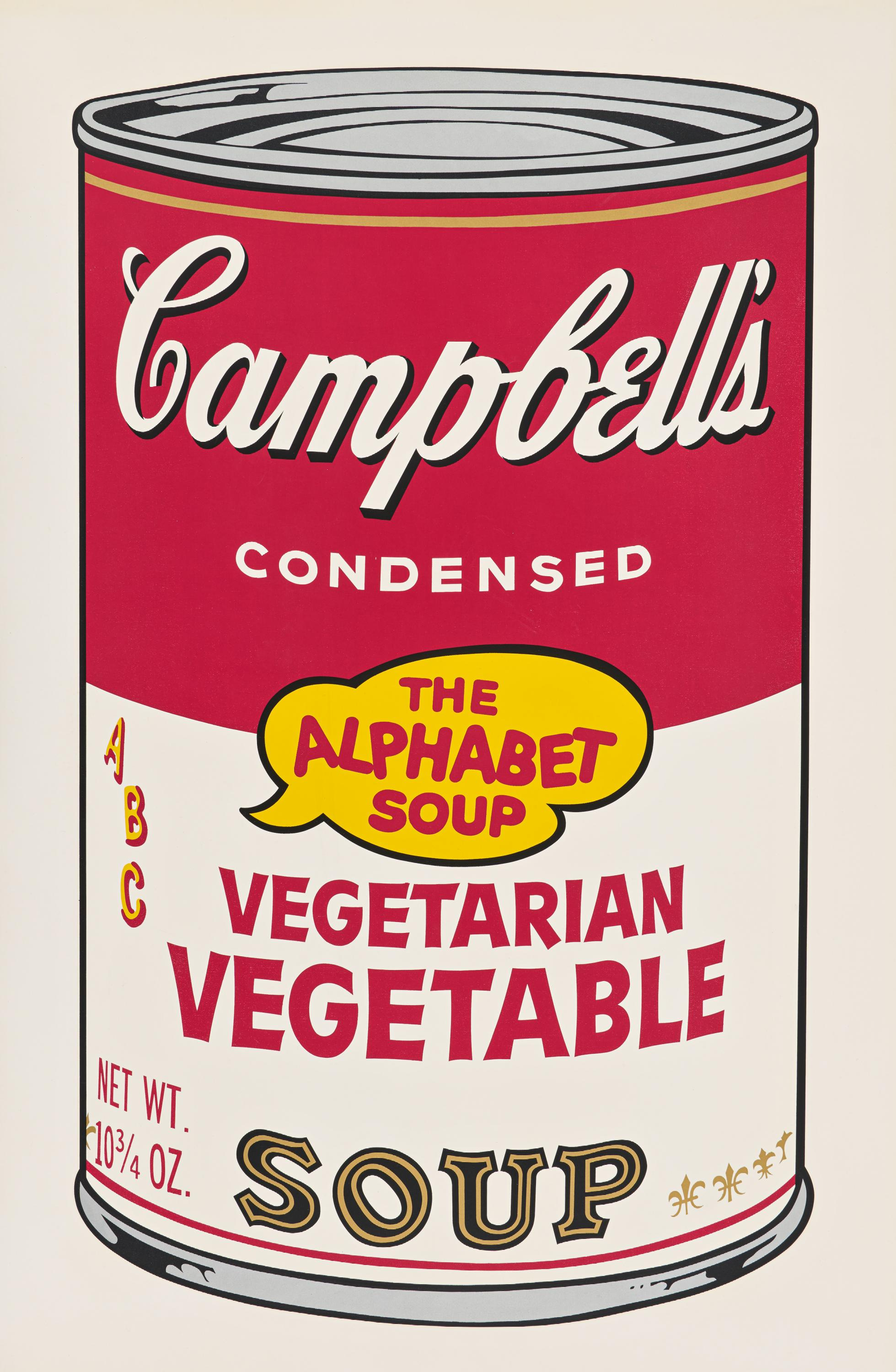 Andy Warhol - Campbell's Soup II (Vegetarian Vegetable Soup)