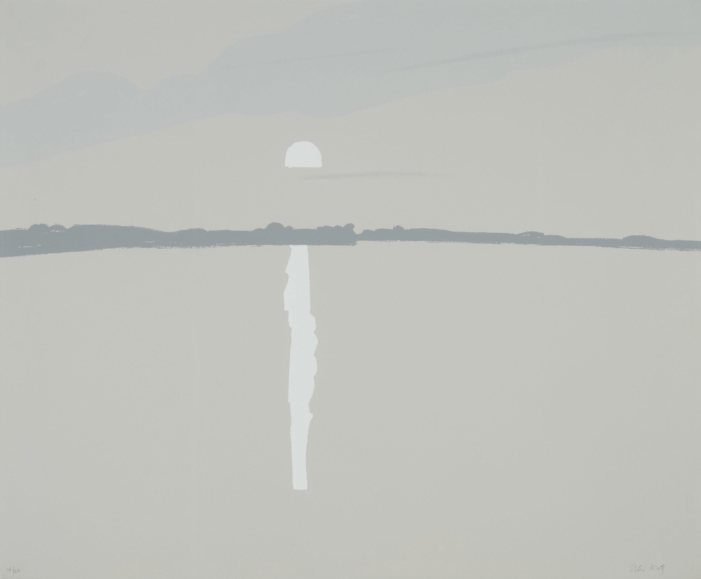 Alex Katz - Sunset Lake Wesserunsett 2