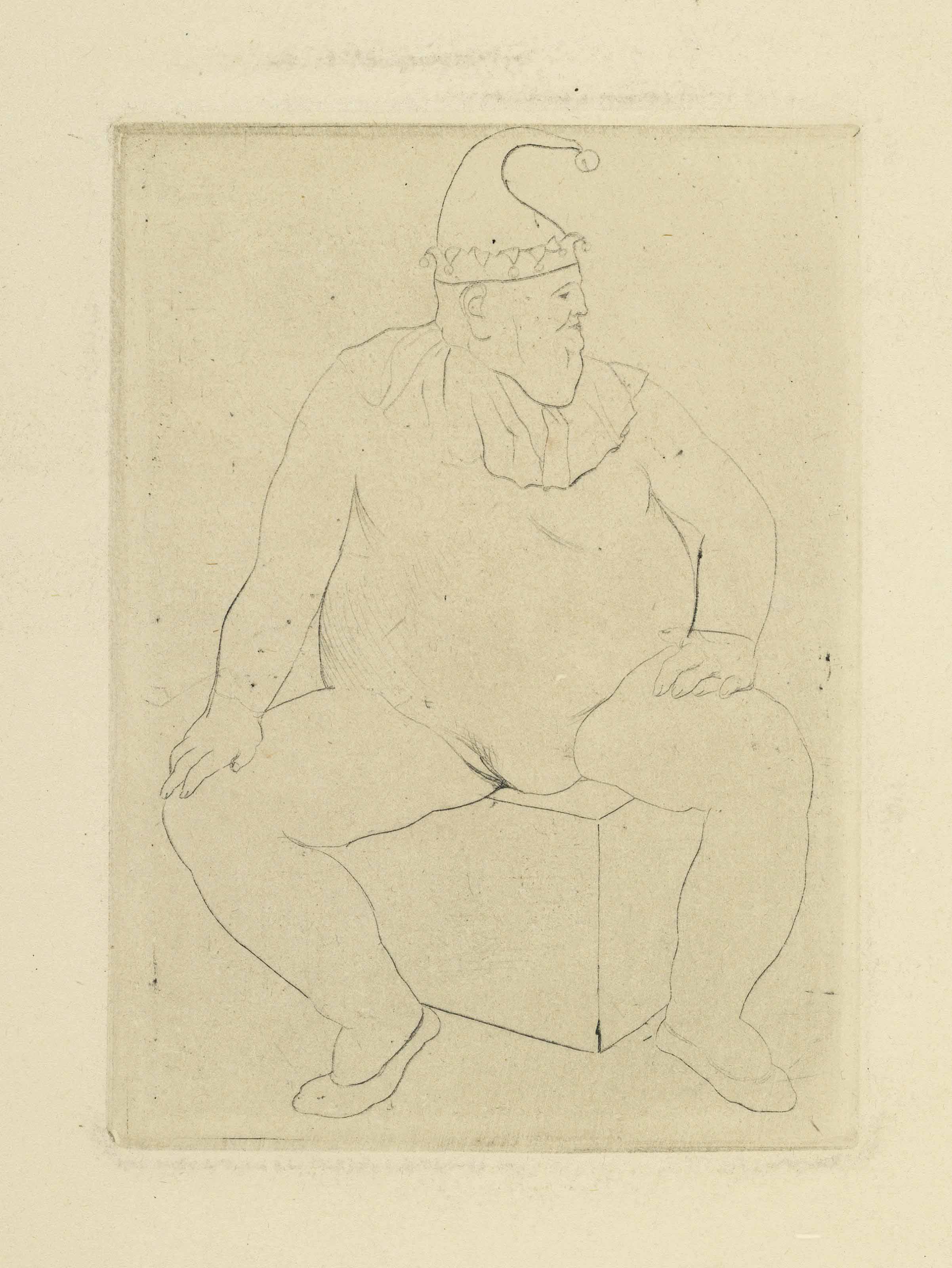 Pablo Picasso - Le Saltimbanque au Repos, from La Suite des Saltimbanques