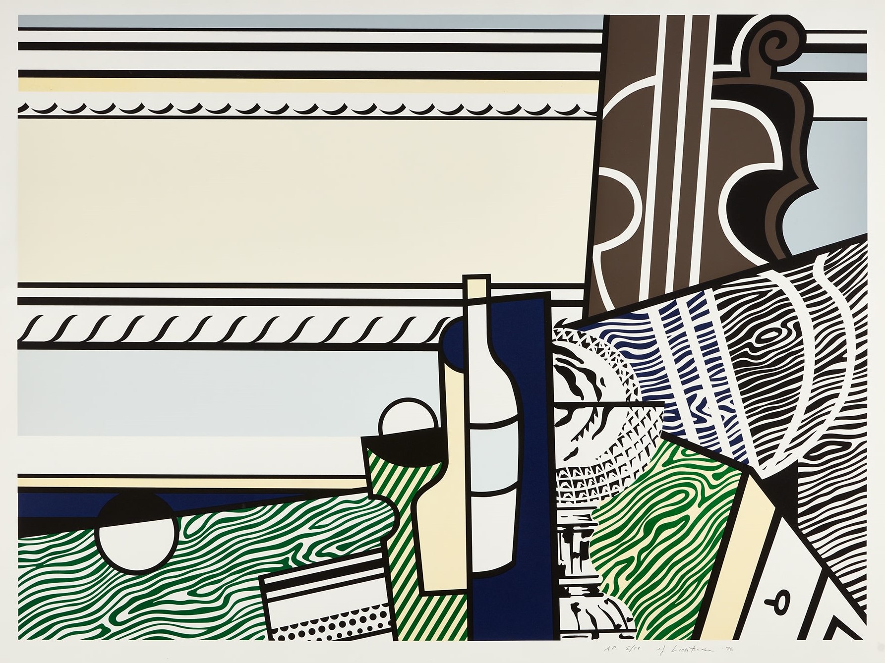 Roy Lichtenstein - Still Life with Crystal Bowl (S. 1976.07, C. 150)