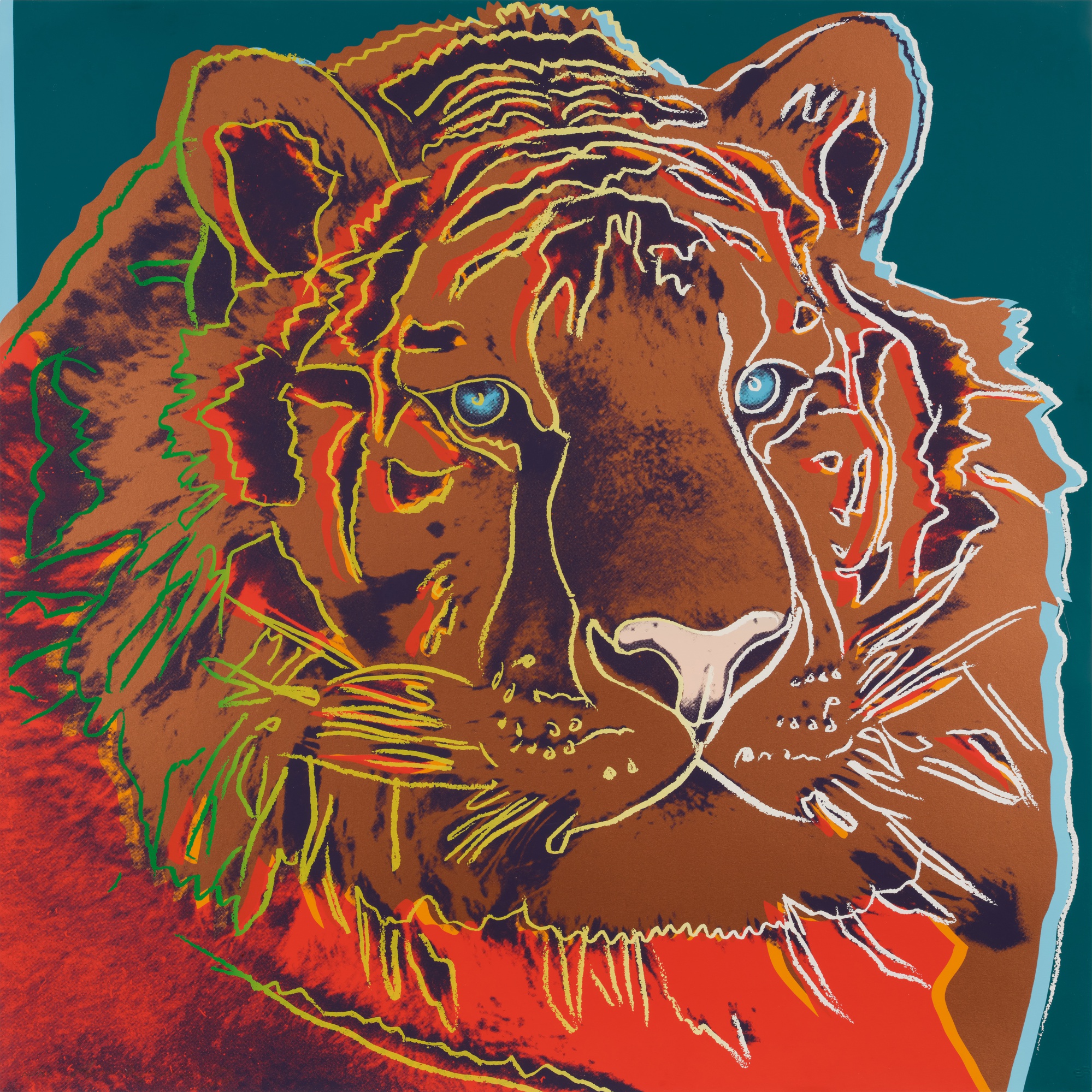Andy Warhol - Siberian Tiger, from Endangered Species (Feldman & Schellmann II.297)