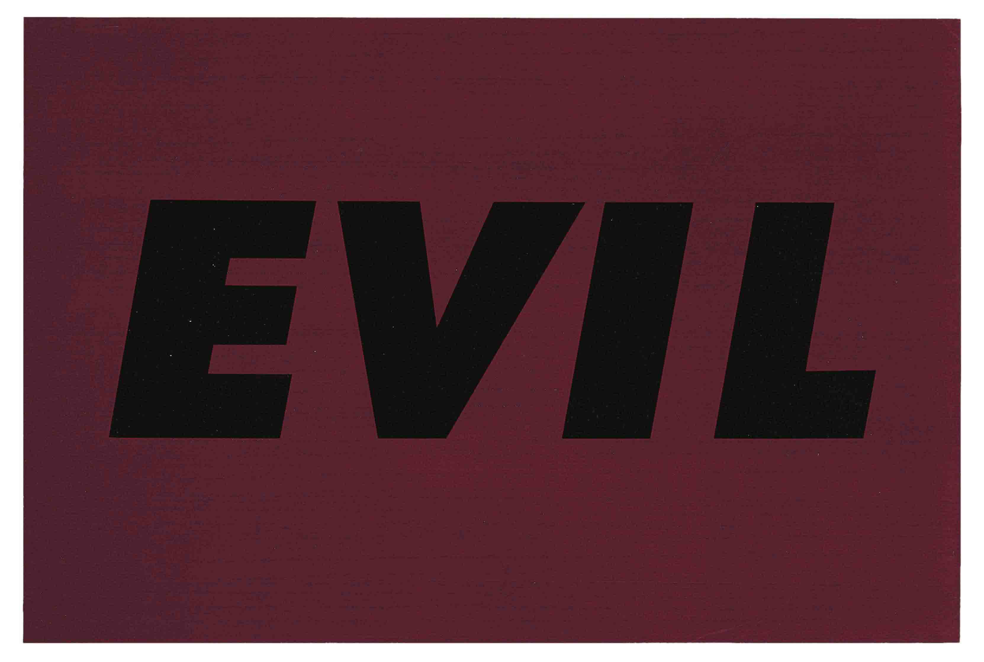 Ed Ruscha - Evil