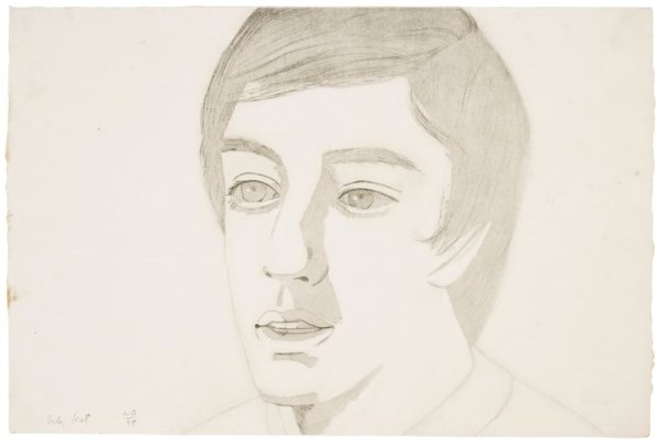 Alex Katz - Vincent with Mouth Open