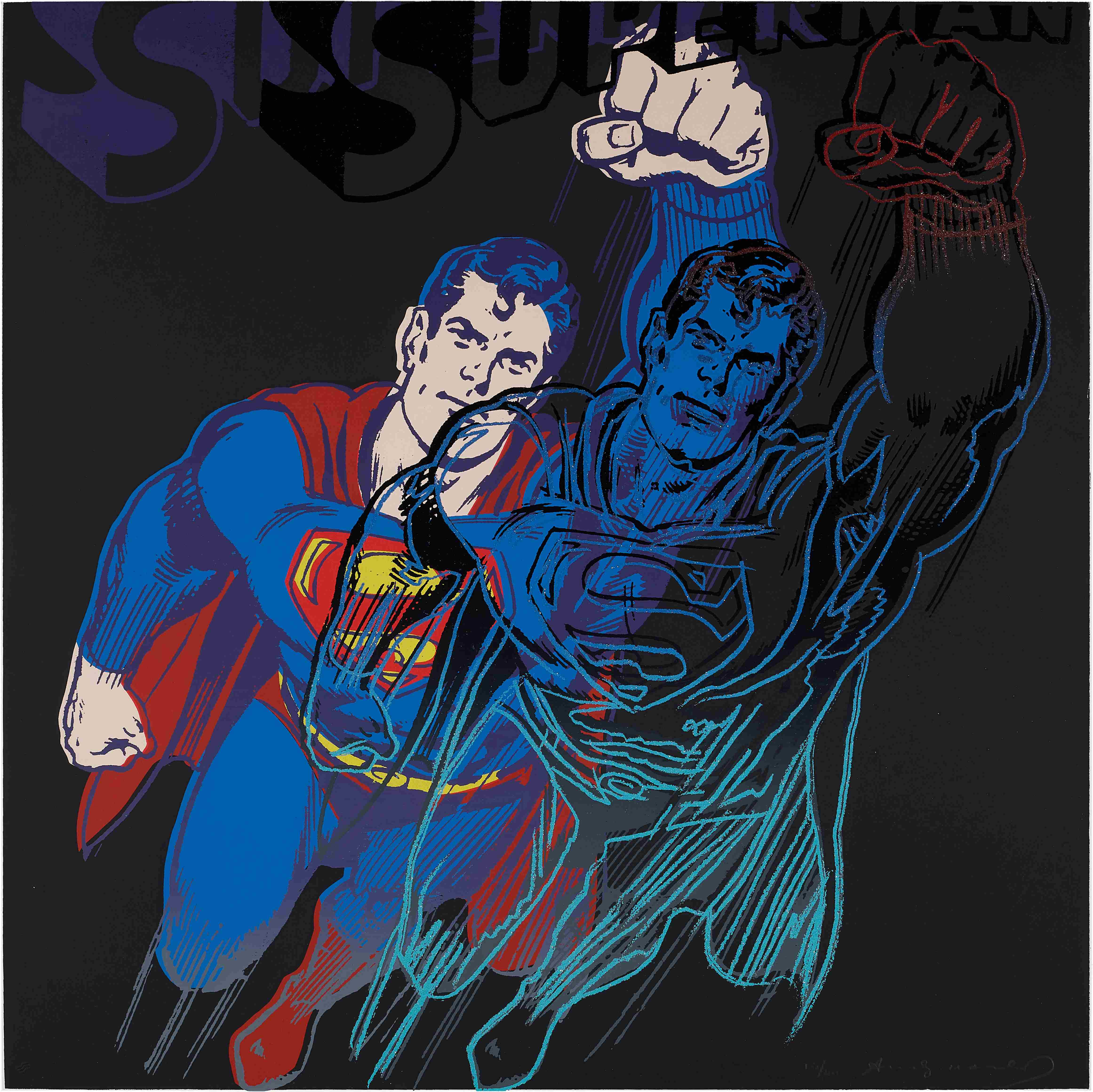 Andy Warhol - Superman, from Myths (Feldman & Shellmann II.260)